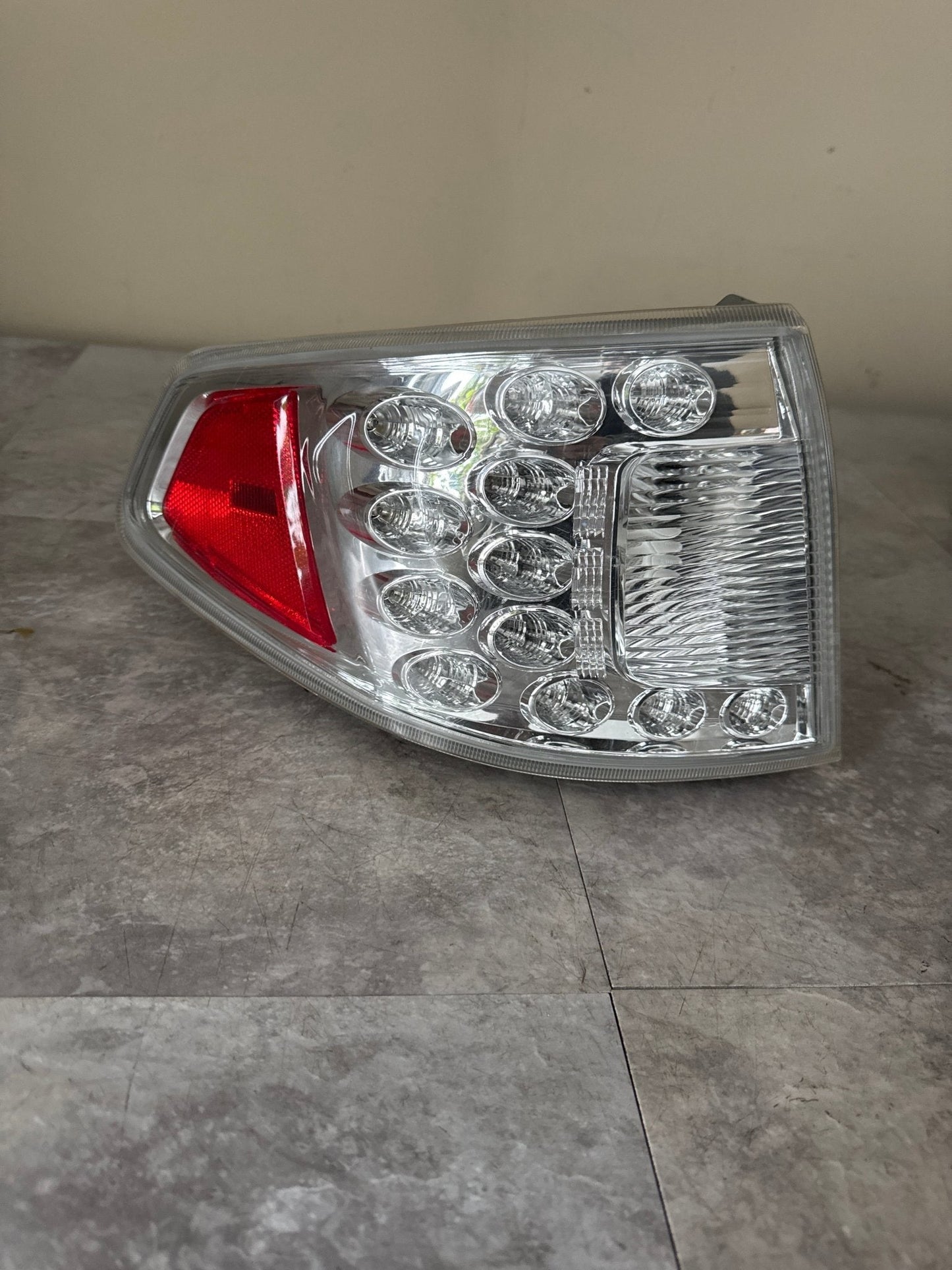 2008-2014 Subaru WRX STi Hatch Wagon Left Rear Outer Tail Light Assembly Clear