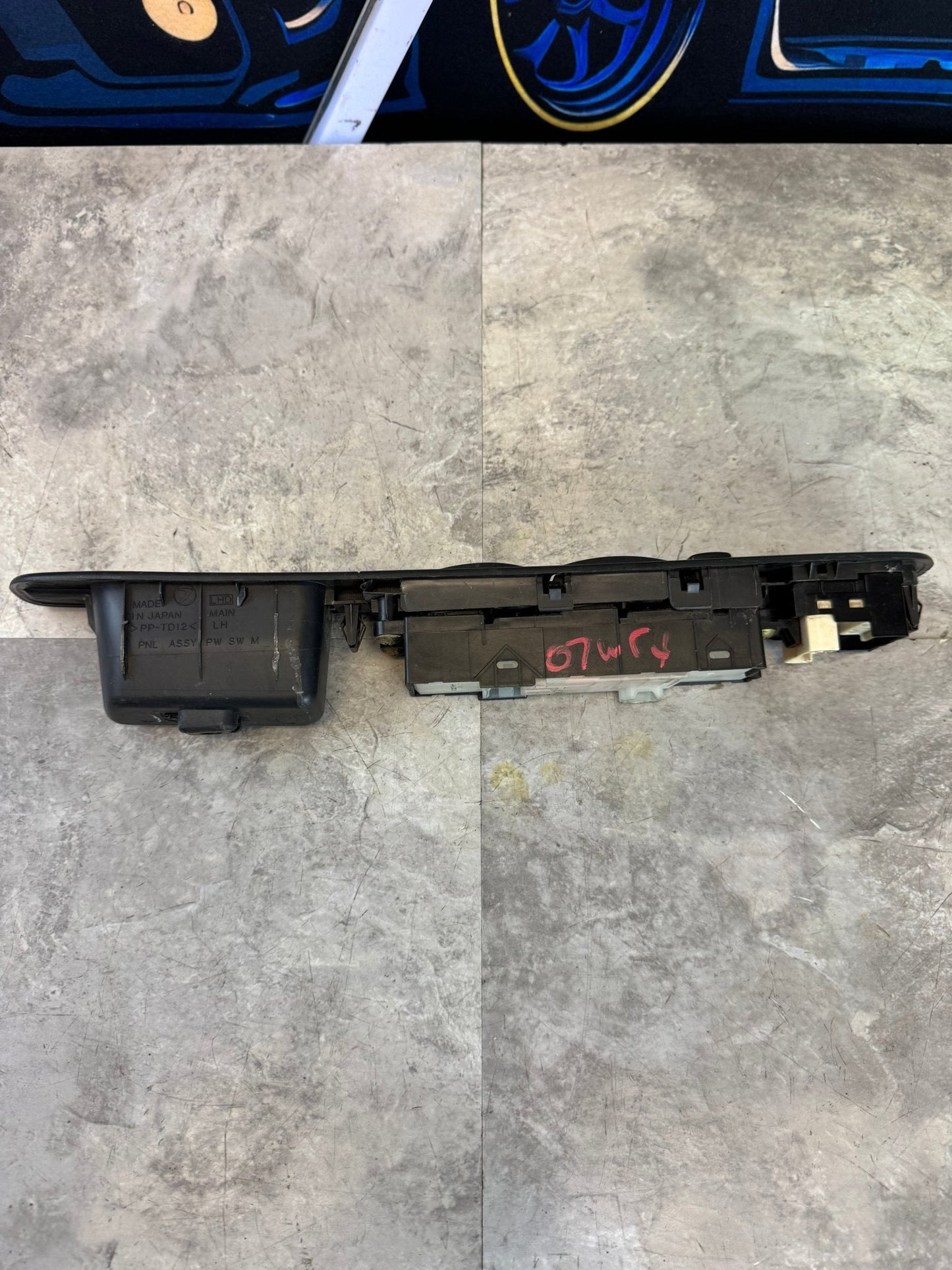 2002-2007 Subaru Impreza WRX STi OEM Master Window Lock Trim Switches Panel