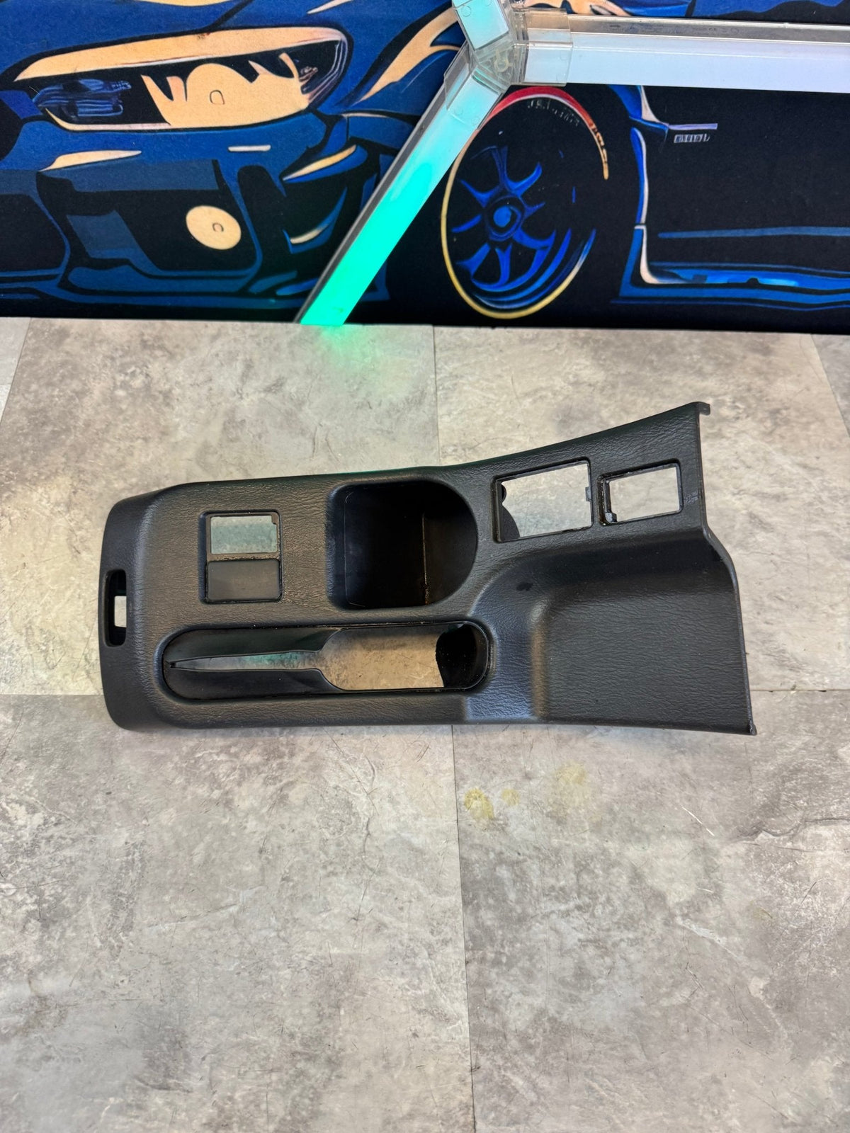 2002-2004 Subaru Impreza WRX STi OEM Center Console Upper Trim Black