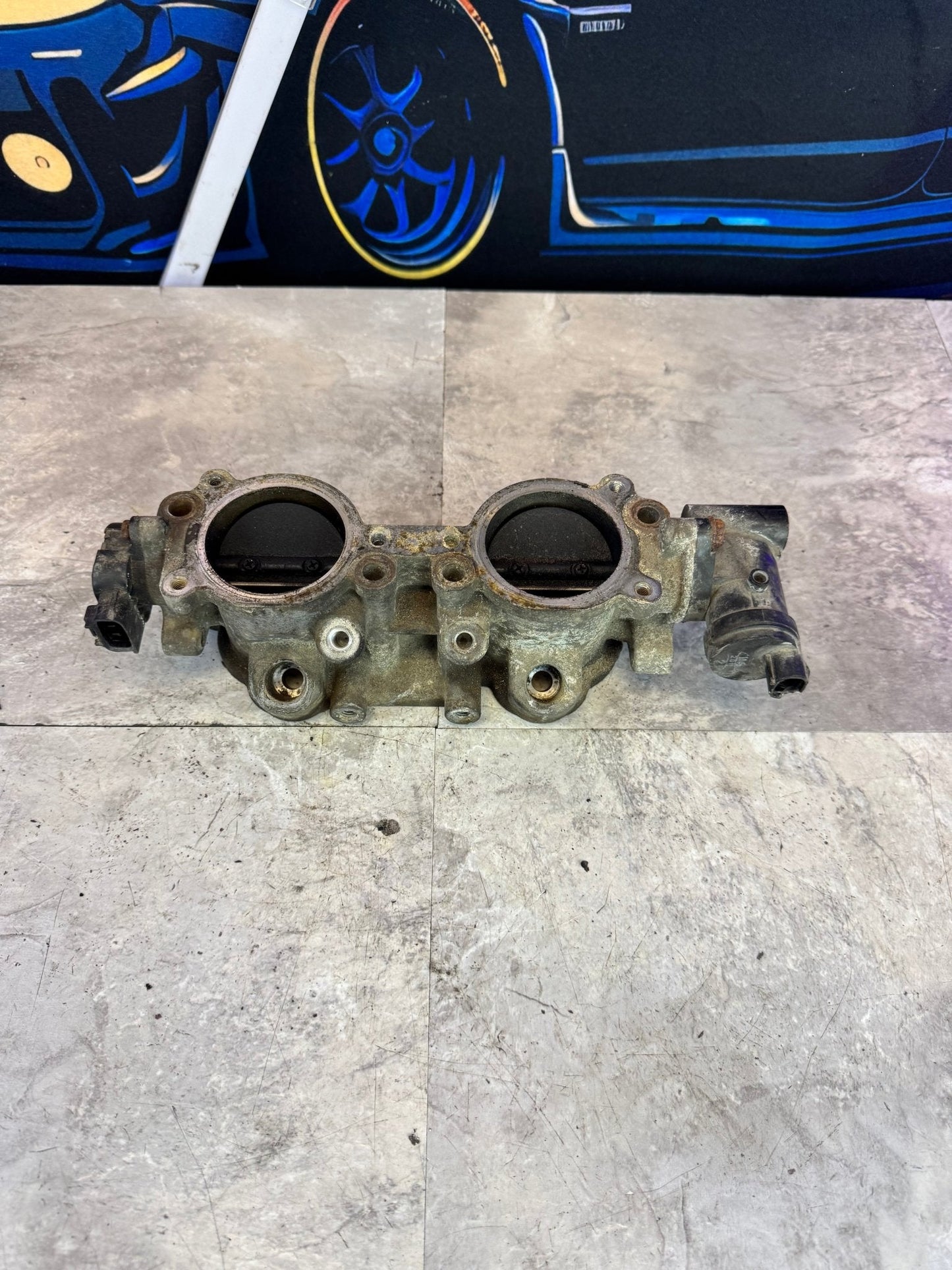 2002-2003 Subaru Impreza WRX Engine OEM Intake Manifold TGV
