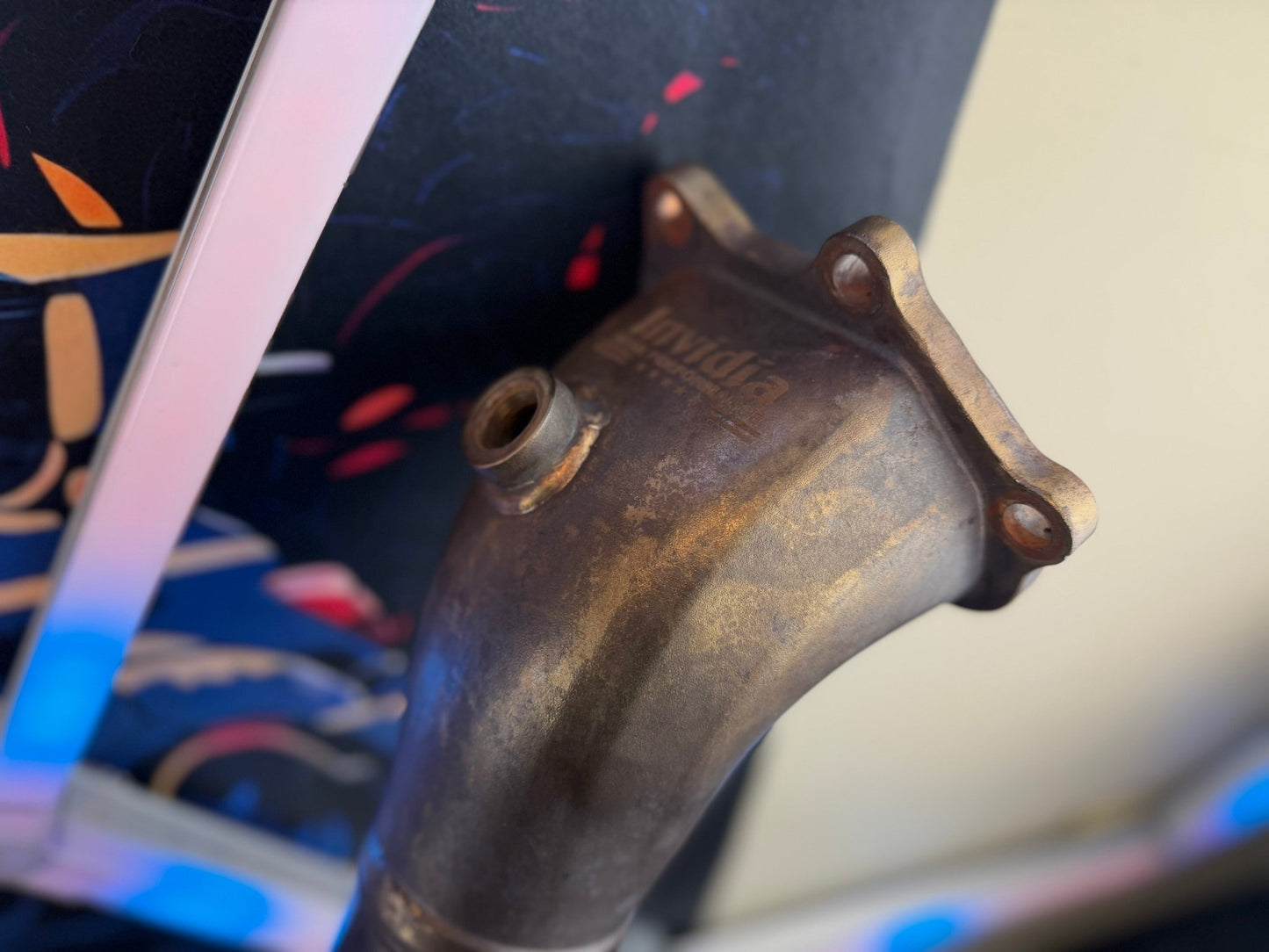 INVIDIA catless downpipe 08-21 STi 08-14 wrx Subaru ej255 ej255 case divorced bell 2 o2 bungs