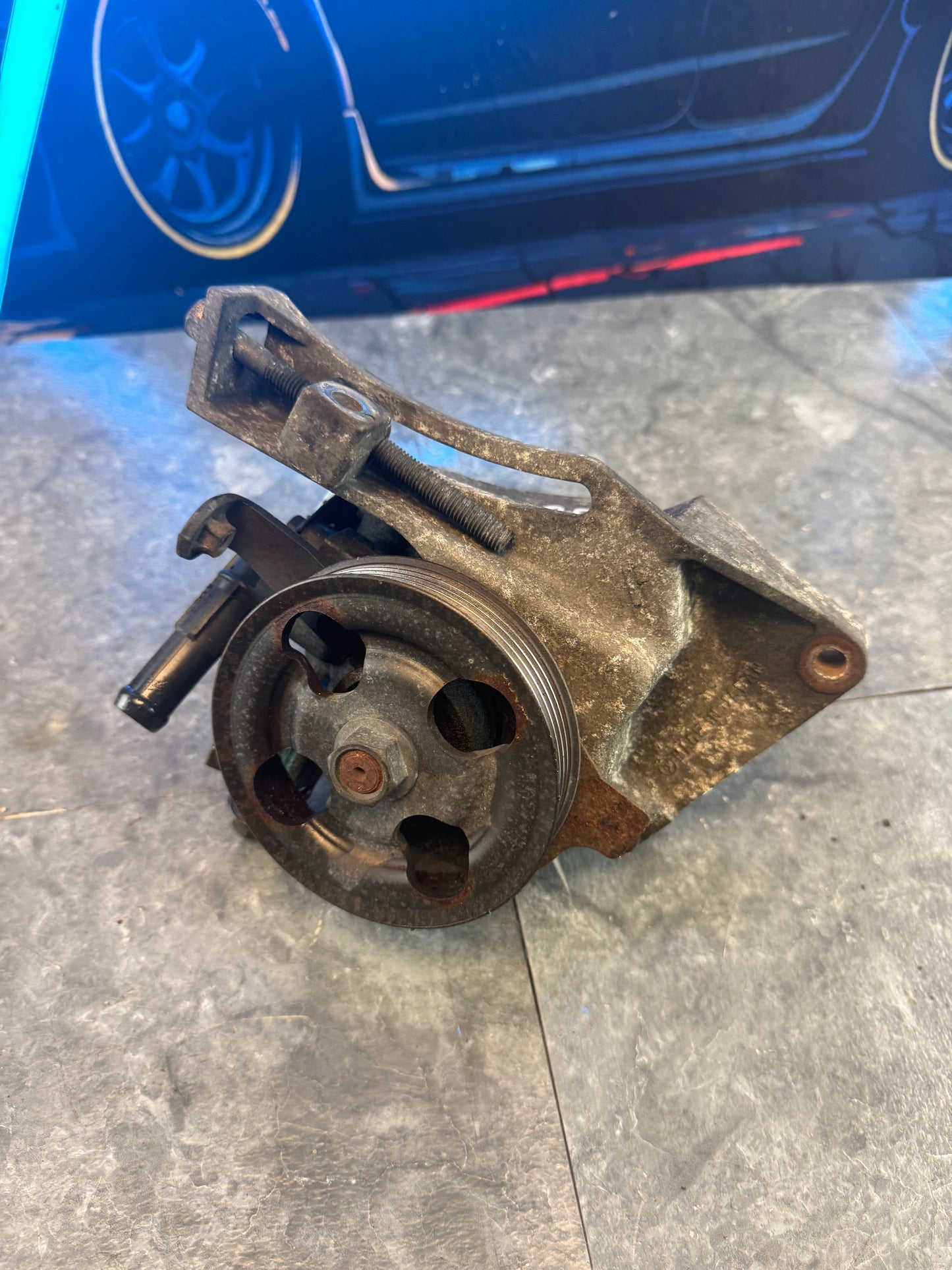 2008-2021 Subaru WRX STi Power OEM Steering Pump With Bracket KOYO EJ