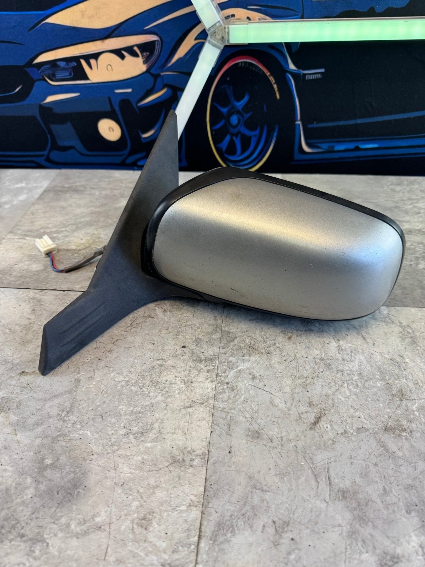 2004-2007 Subaru Impreza WRX STi OEM Black LH LEFT Driver SIDE VIEW Mirror