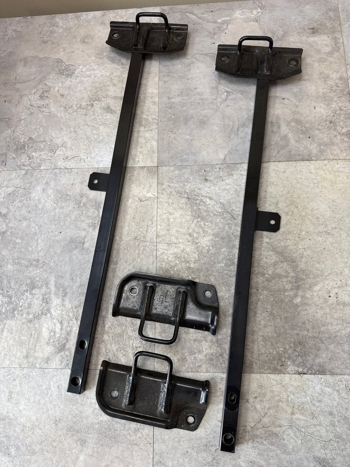 2002-2007 Subaru Impreza WRX STi OEM Full Rear Seat Bracket Set
