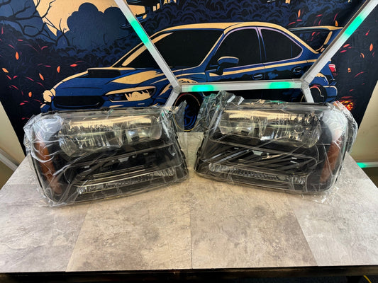 2002-2009 Chevrolet Trailblazer Brand New Aftermarket Headlight Assembly Pair Kit