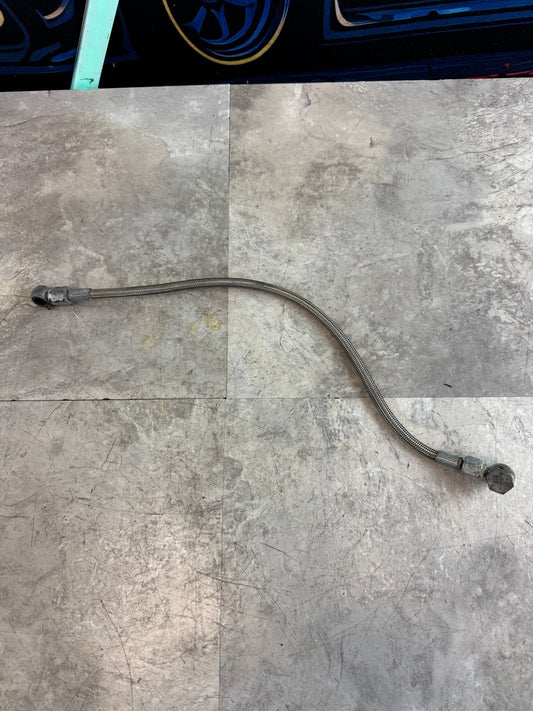 2004-2021 Subaru Impreza WRX STi Stainless Steel Braided Turbo Oil Feed Line
