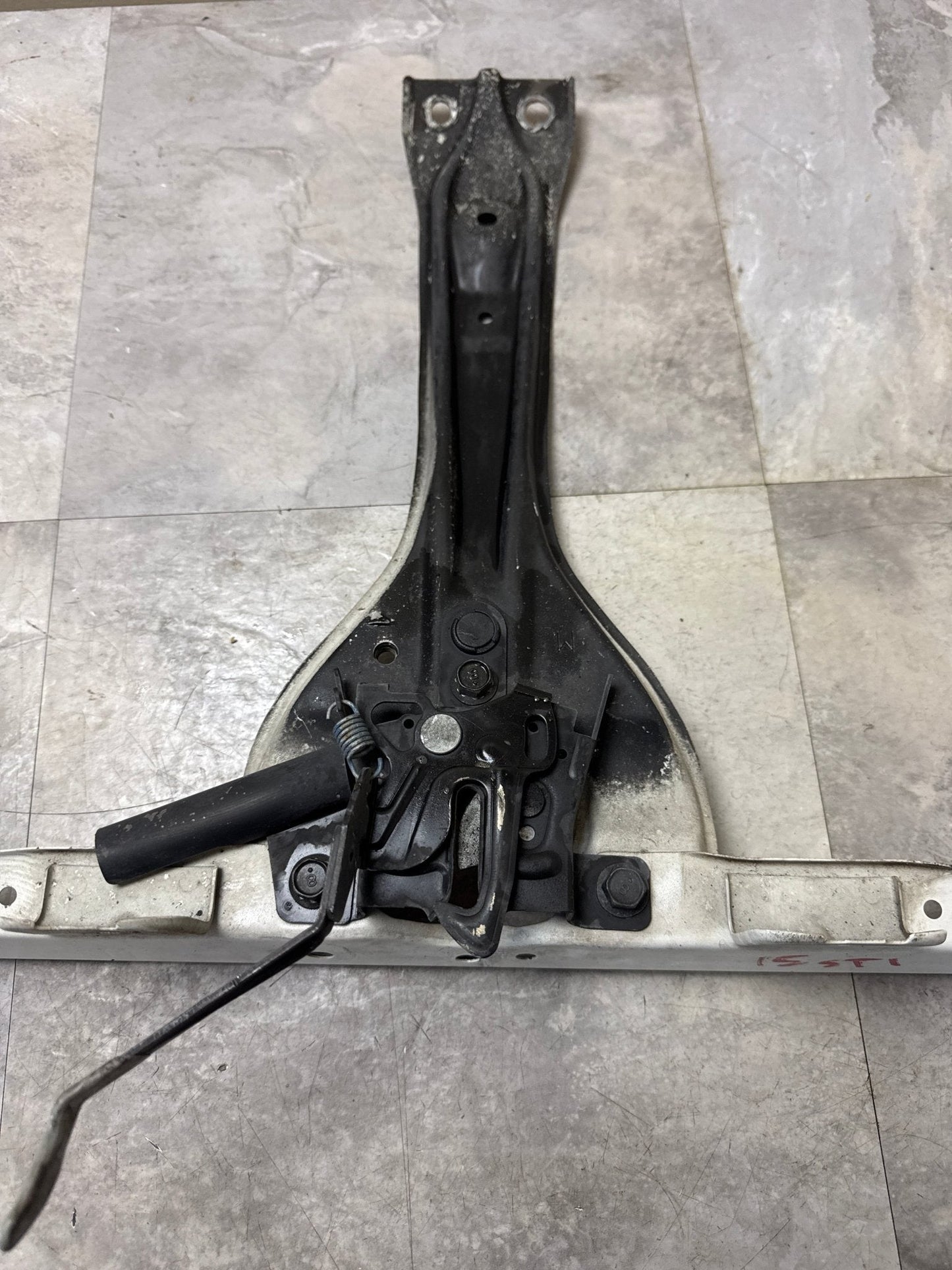 2015-2018 Subaru WRX STi Radiator Core Upper Center Tie Bar & Lock Support w/ Hood Latch