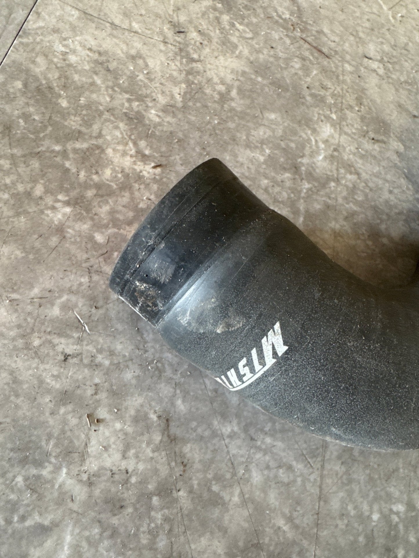 2002-2007 Subaru WRX STi Mishimoto Upper Radiator Hose Black 2