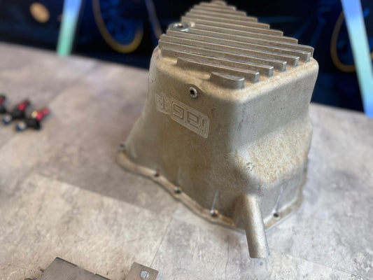 IAG cast aluminum oil pan kit Subaru STi & wrx w/ killer b pick up & baffle