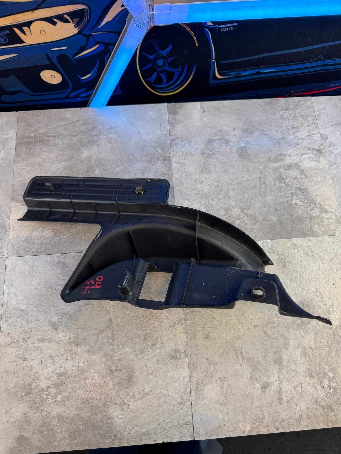 2002-2007 Subaru OEM Impreza/WRX/STi LH Side Rear Door Sill Step Trim (3)