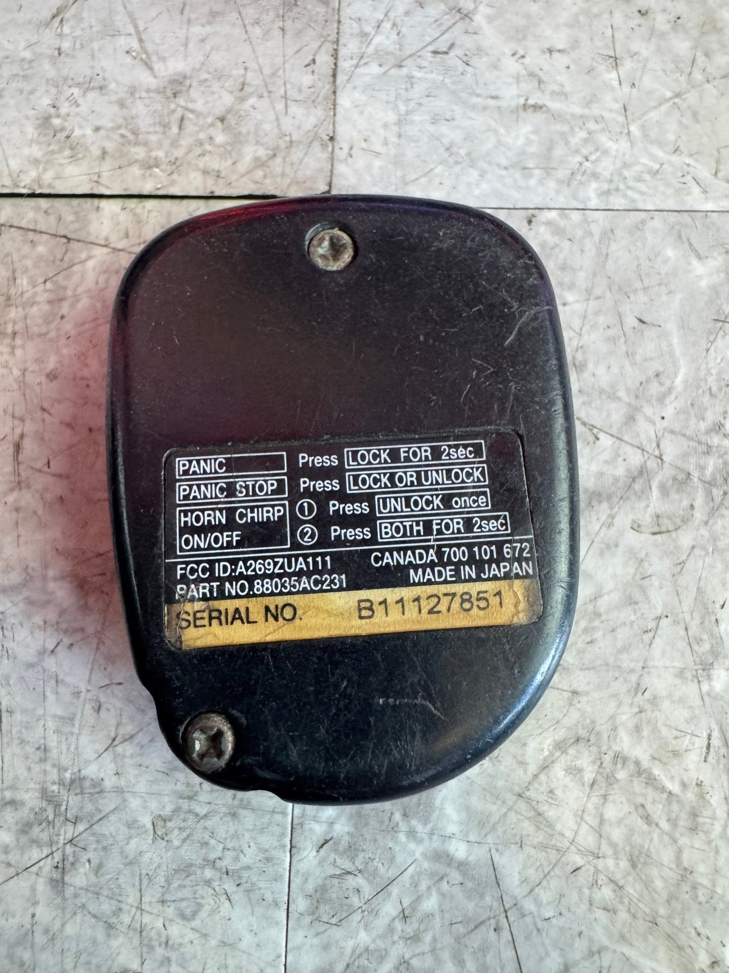 1999-2006 Subaru OEM Keyfob Wireless Control Unlock Lock Keyless Entry Remote K2-b