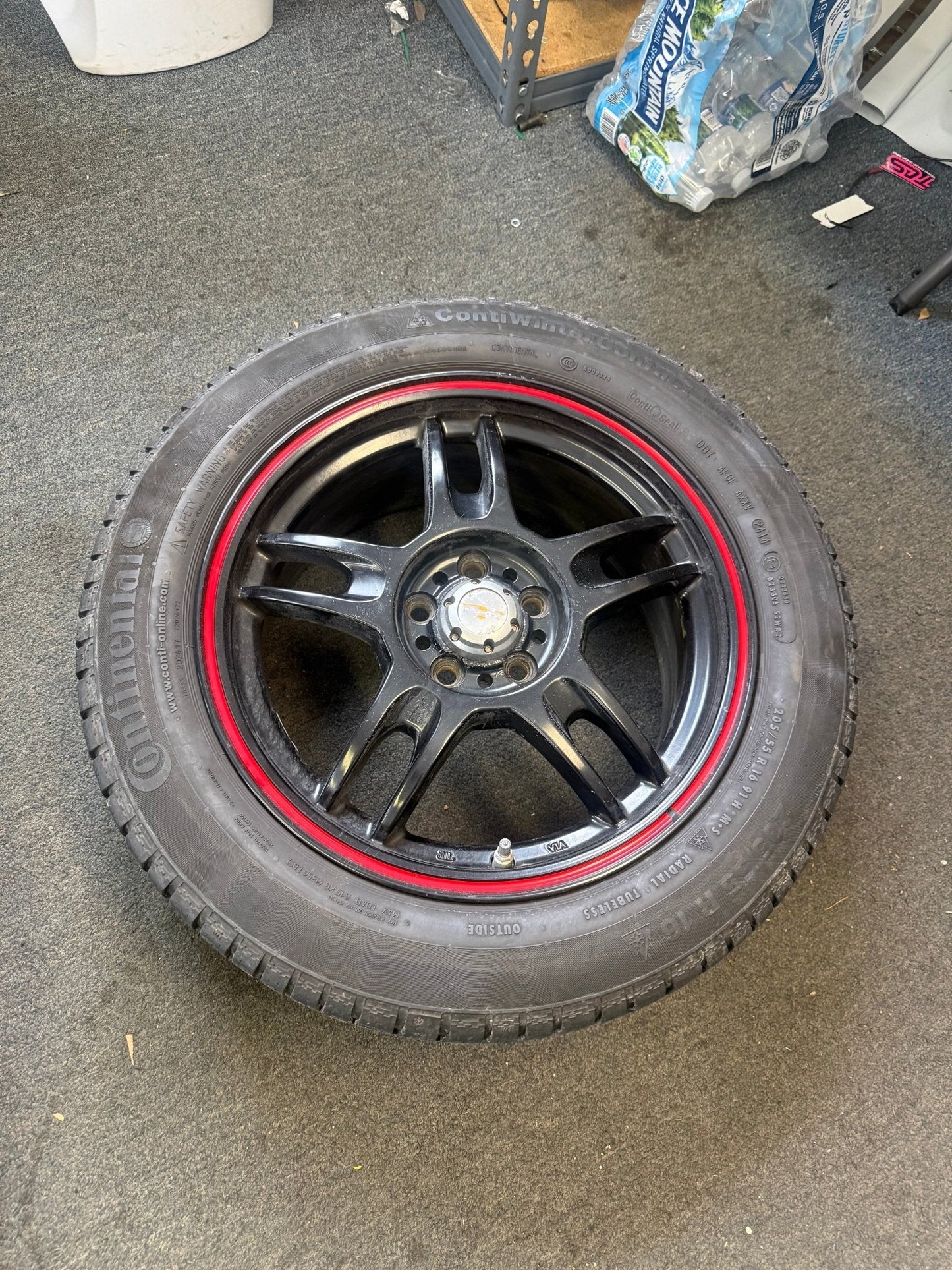 WINTER Wheels Subaru WRX Impreza Legacy Forester 5x100 205/55r16 Continental snow tires
