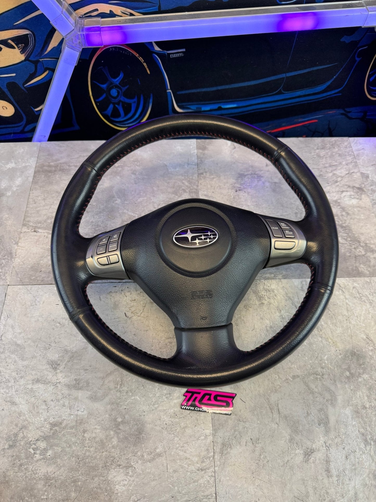 2008-2014 Subaru Impreza WRX OEM Complete Steering Wheel Controls