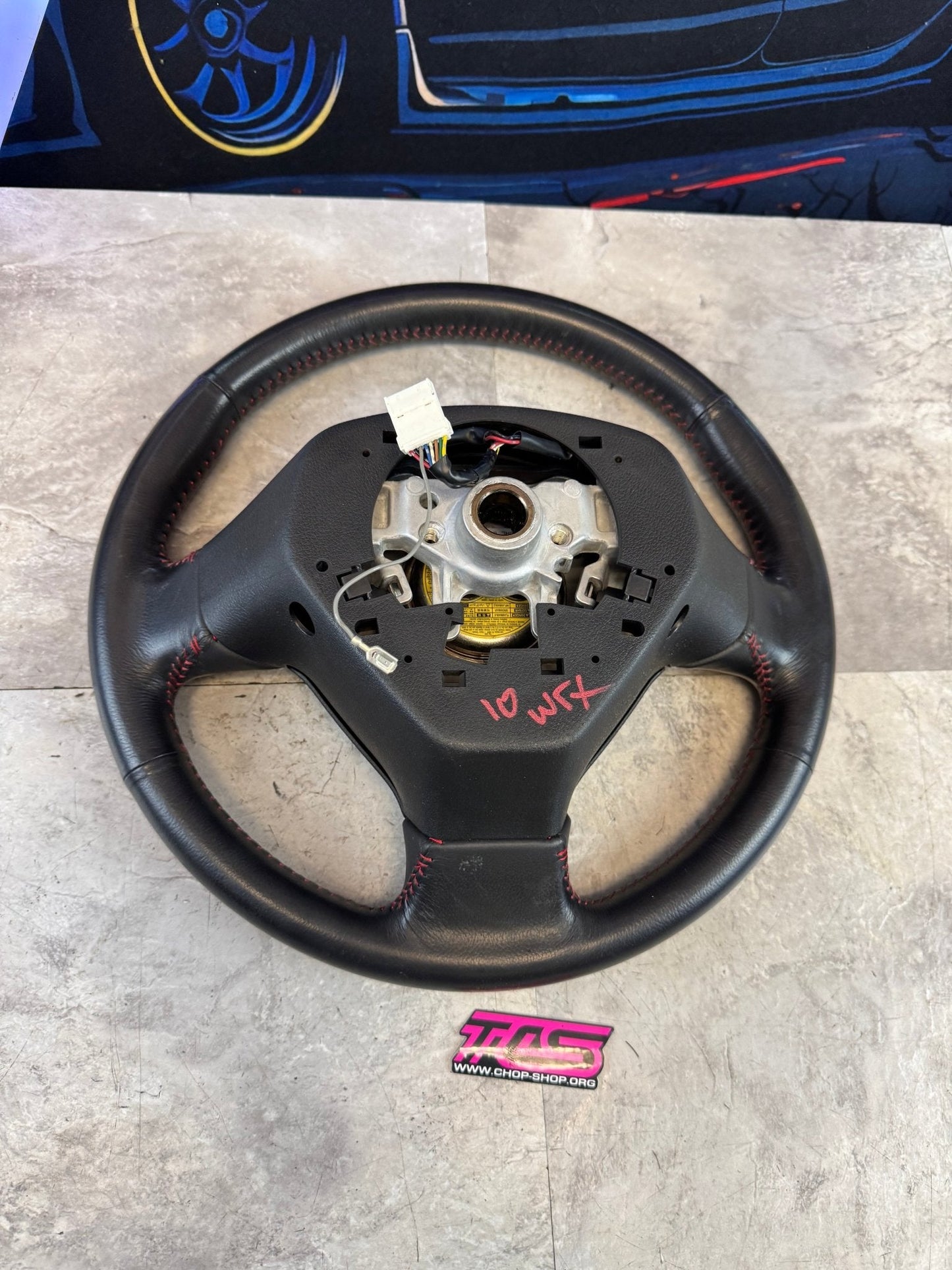 2008-2014 Subaru Impreza WRX OEM Complete Steering Wheel Controls