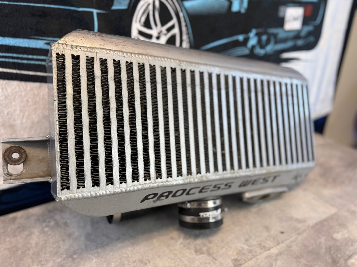 PROCESS WEST Top Mount Intercooler 2008-2021 Subaru STi ej257 w/ Y Pipe