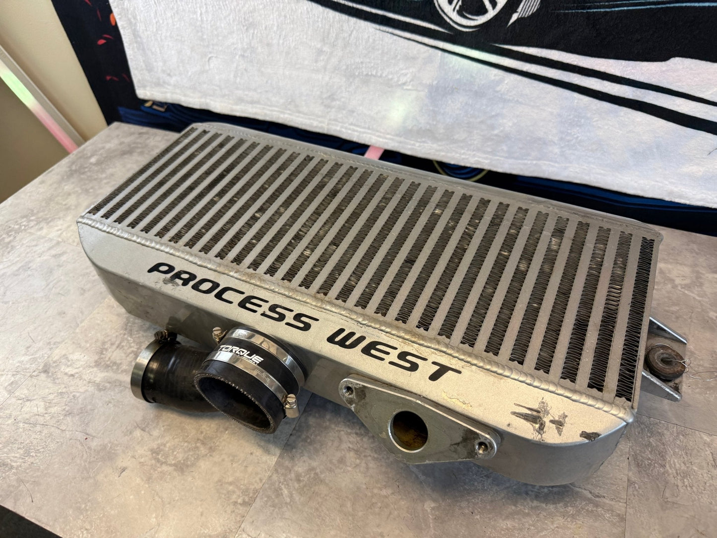 PROCESS WEST Top Mount Intercooler 2008-2021 Subaru STi ej257 w/ Y Pipe