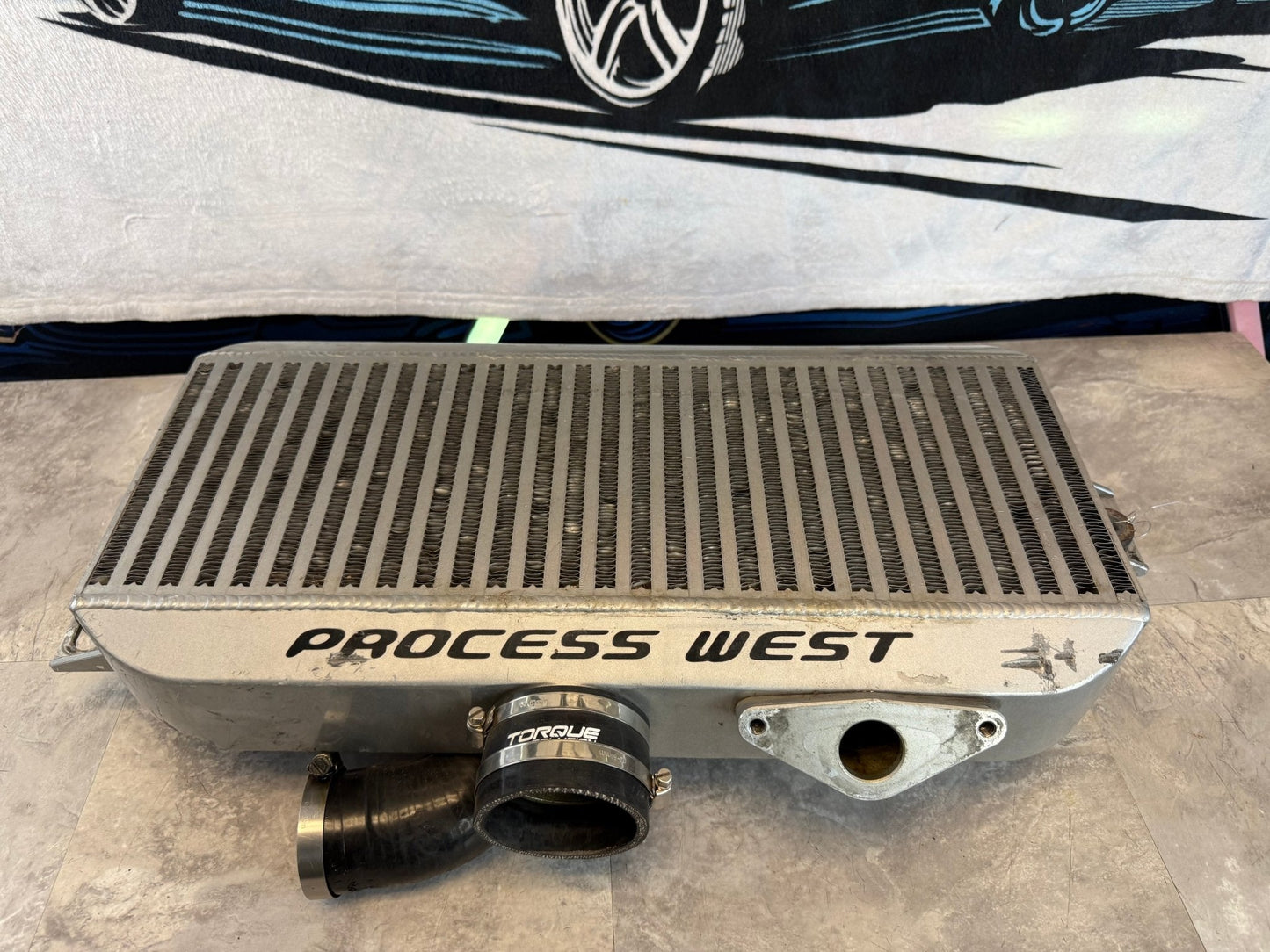 PROCESS WEST Top Mount Intercooler 2008-2021 Subaru STi ej257 w/ Y Pipe