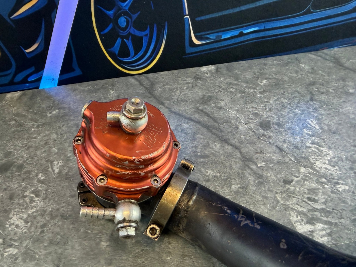 TIAL MVS EWG w/ Grimmspeed Screamer Tube Subaru STi WRX 38mm