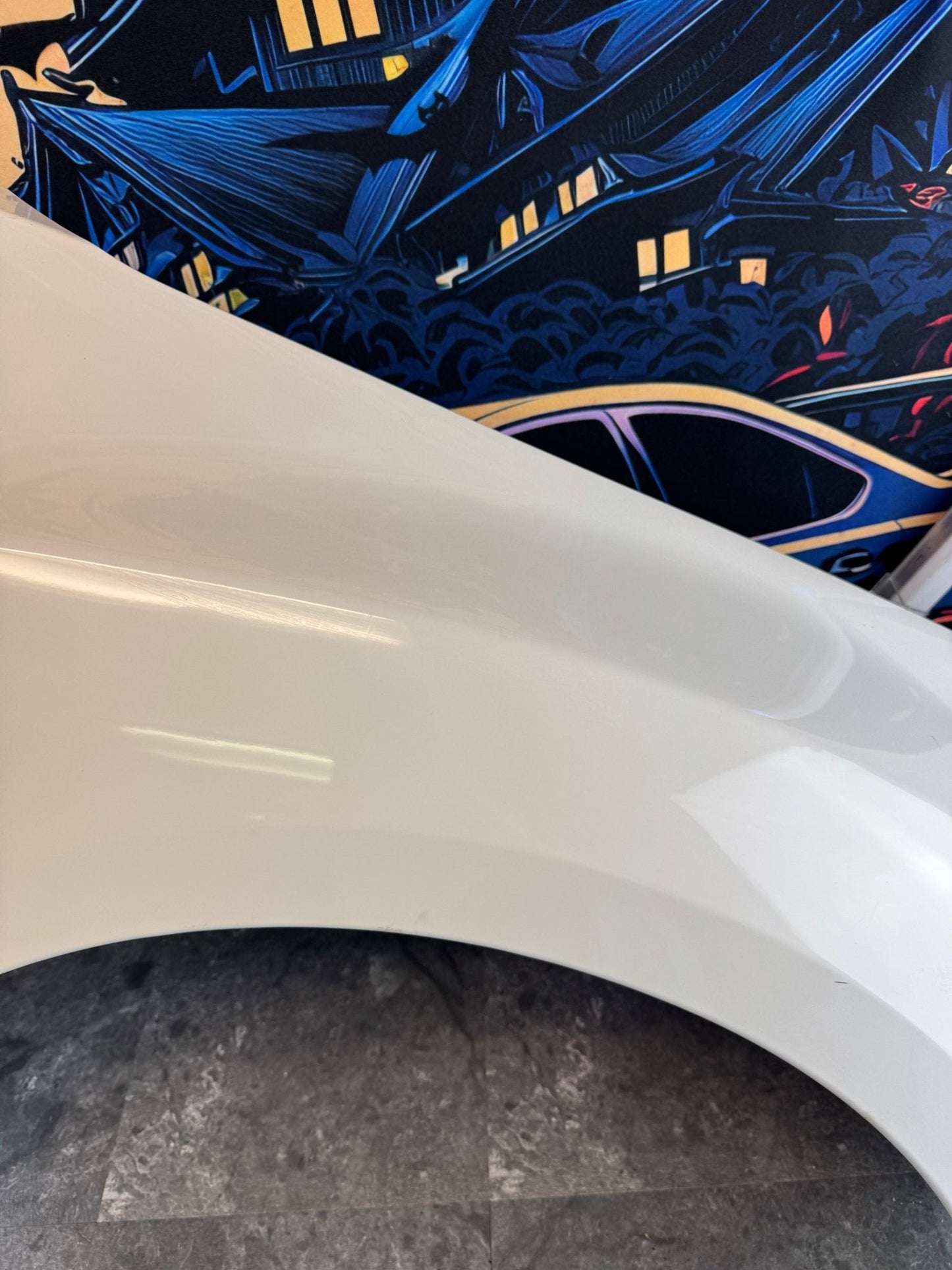 2008-2014 Subaru WRX STi Aspen White OEM Passenger Side Fender