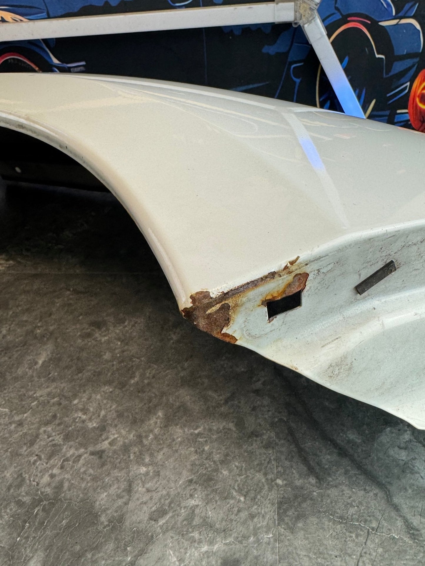 2008-2014 Subaru WRX STi Aspen White OEM Passenger Side Fender