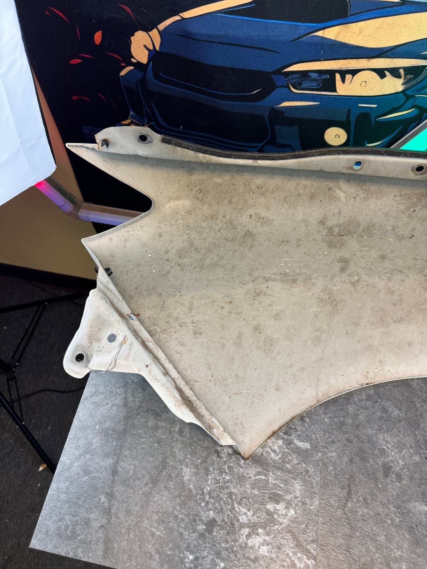 2008-2014 Subaru WRX STi Aspen White OEM Passenger Side Fender