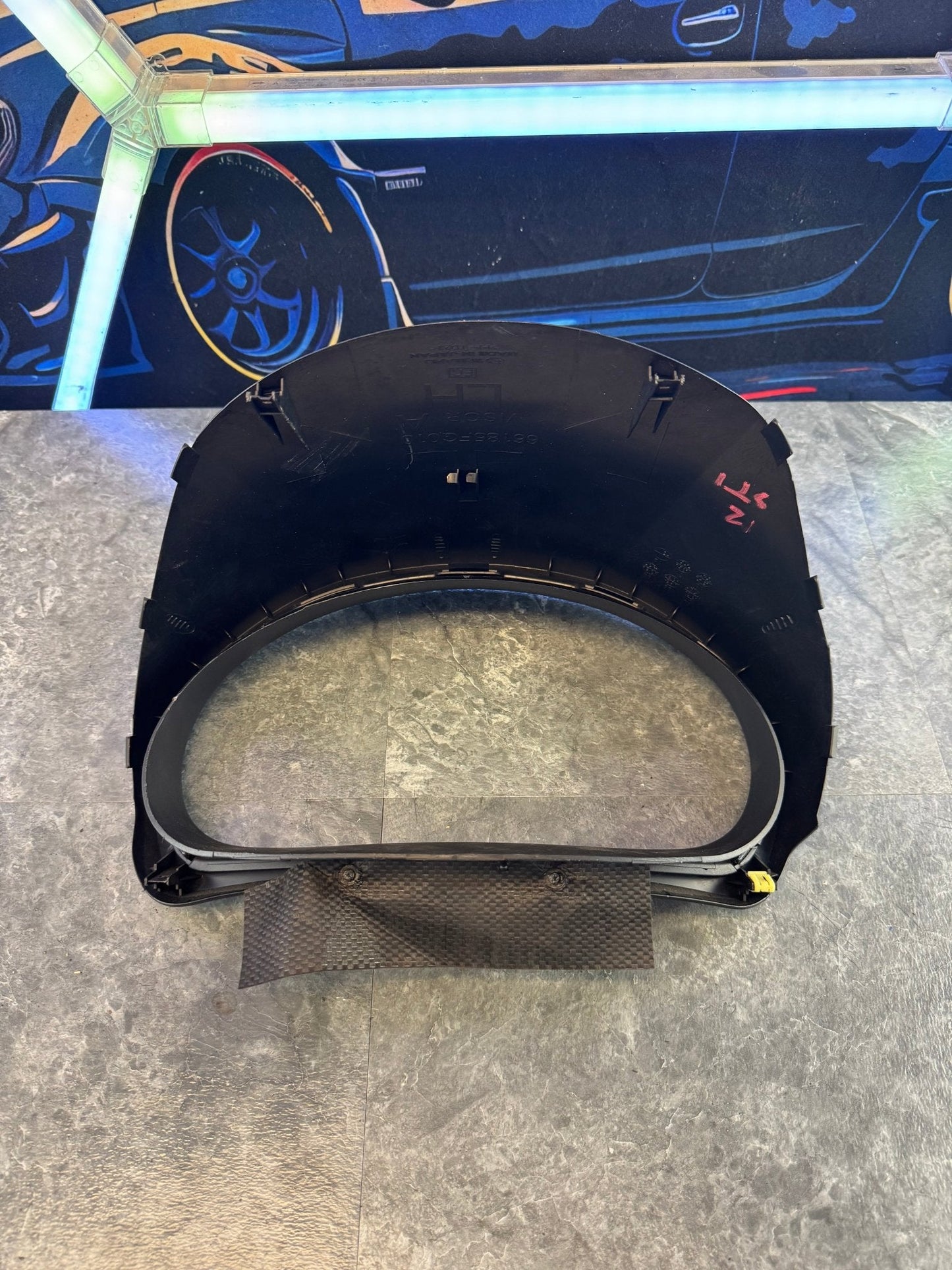 2008-2014 Subaru WRX STi OEM Instrument Gauge Cluster Trim Bezel Surround