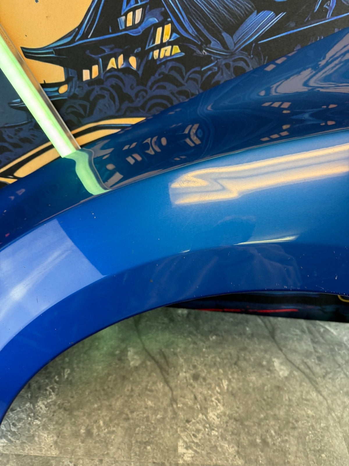 2008-2014 Subaru WRX STi WRB World Rally Blue OEM Driver Side Fender