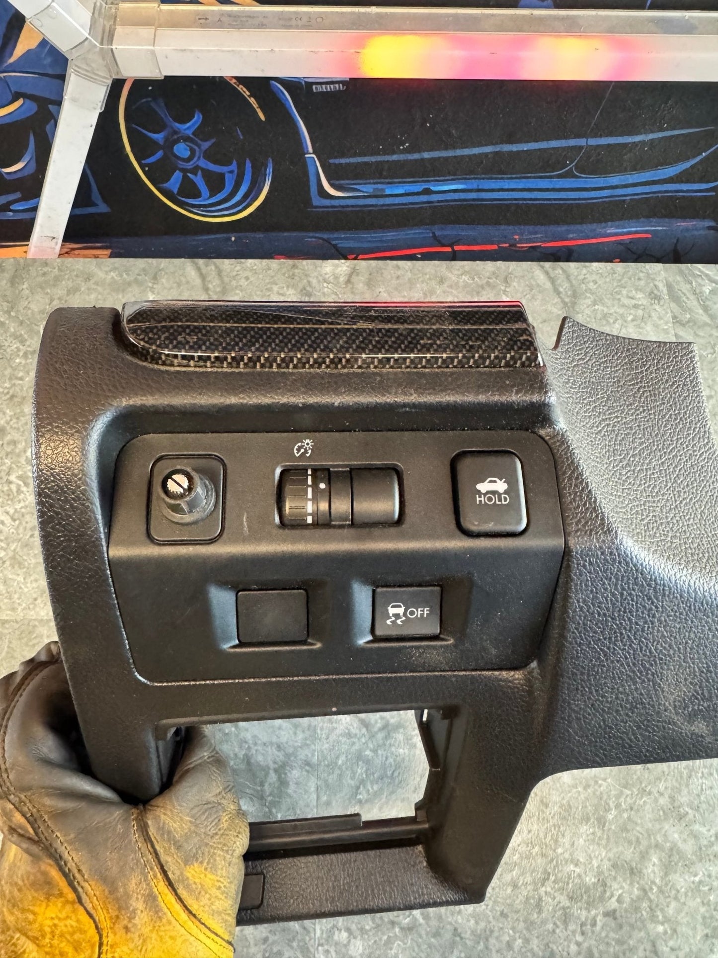 2015-2021 Subaru WRX STi Driver Side OEM Lower Dash Panel Trim Buttons