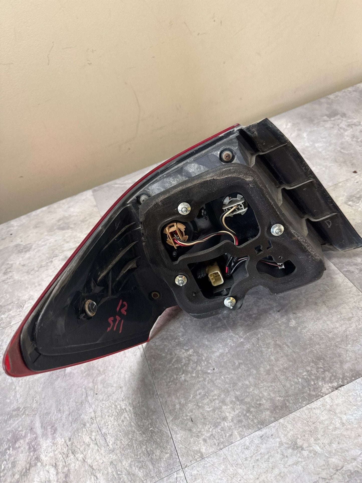 2008-2014 Subaru WRX STi OEM Tail Light RH Passengers Side