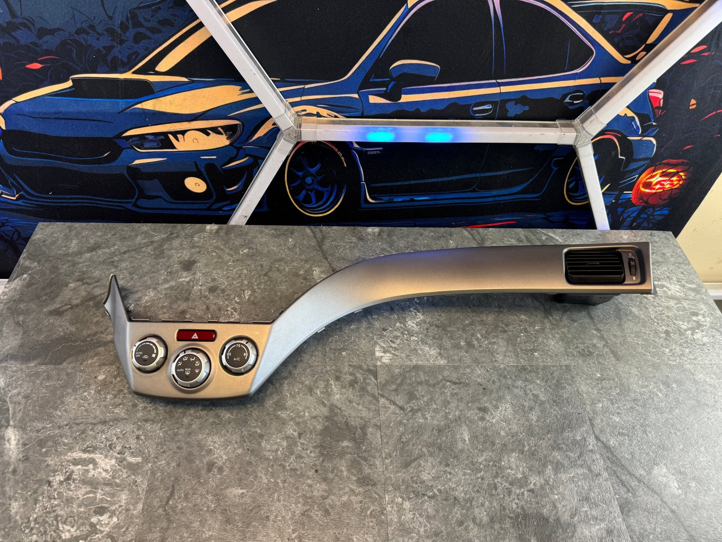 2008-2014 Subaru Impreza WRX STi Dash Climate Control HVAC Trim Cover