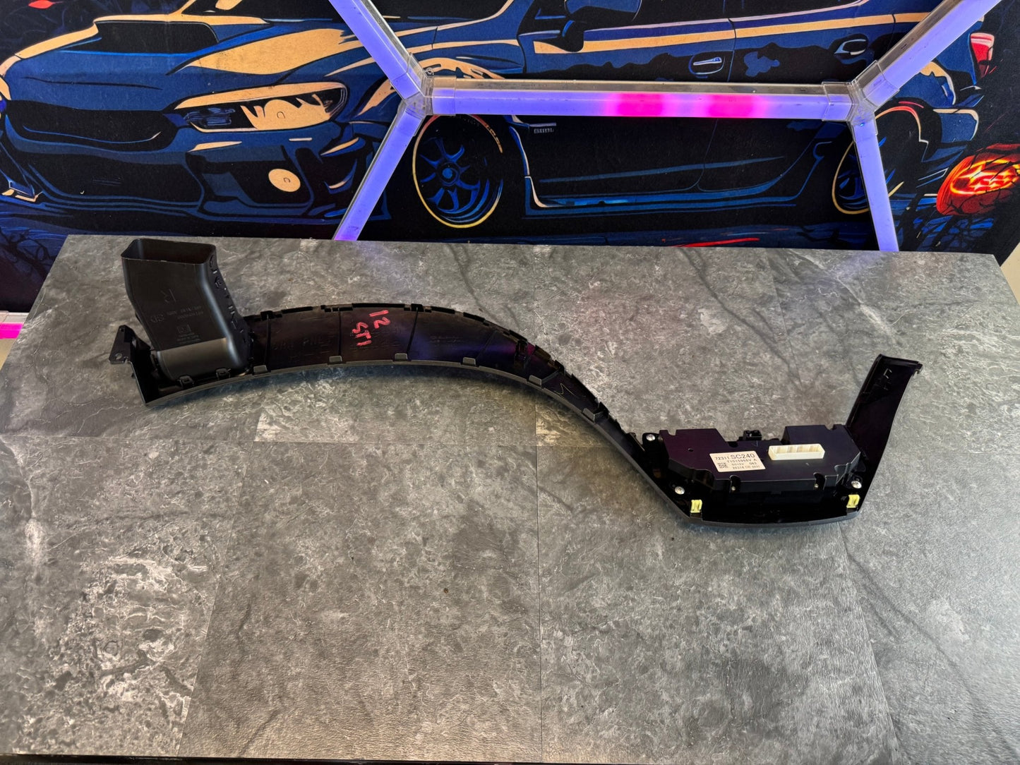 2008-2014 Subaru Impreza WRX STi Dash Climate Control HVAC Trim Cover