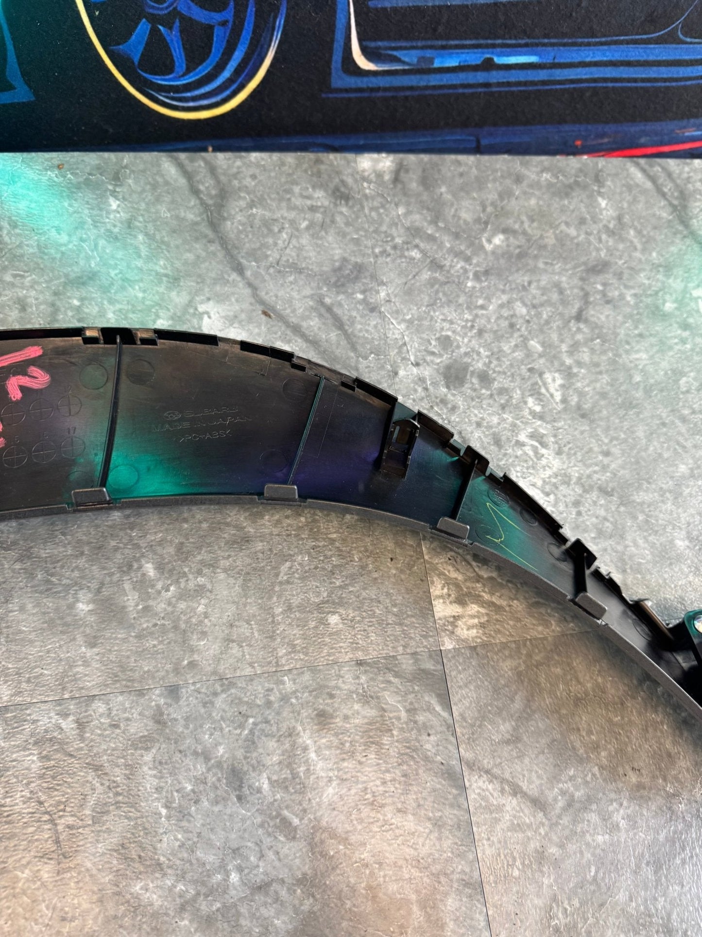 2008-2014 Subaru Impreza WRX STi Dash Climate Control HVAC Trim Cover