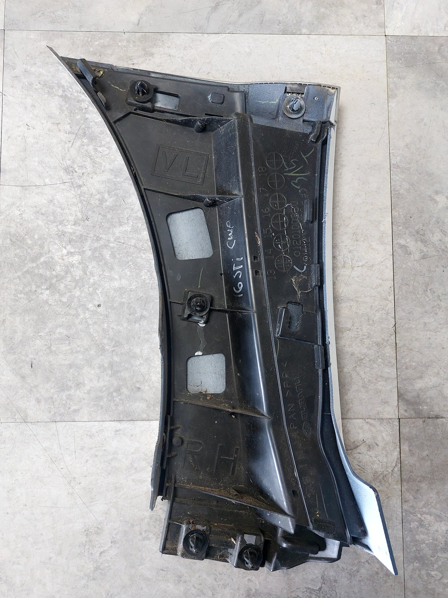 2015-2021 Subaru WRX STi OEM RH Fender Garnish CWP