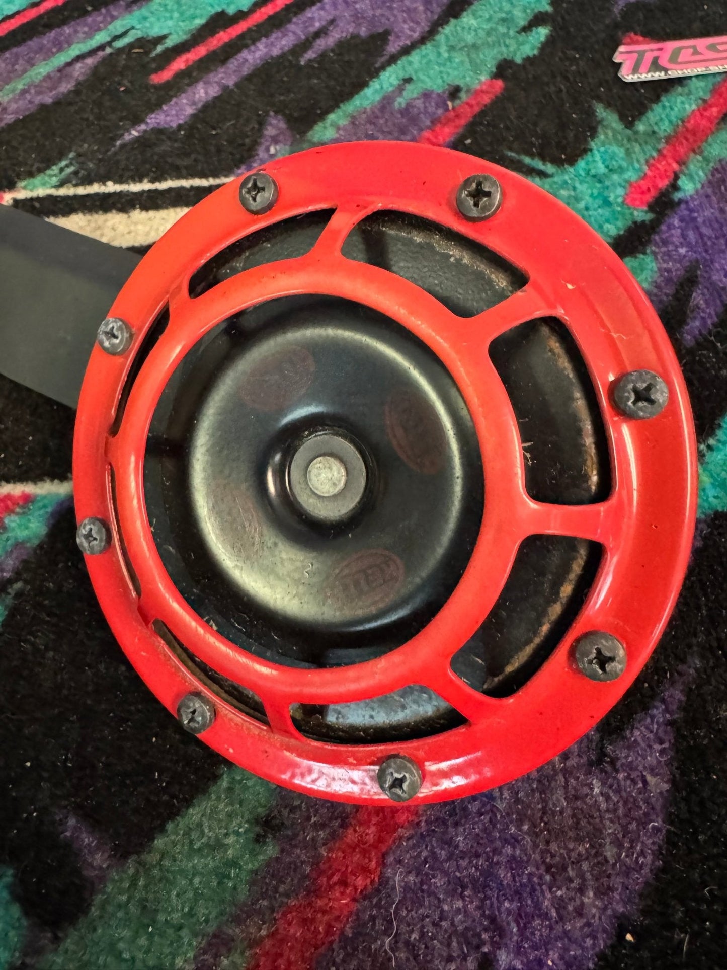 2002-2021 Subaru WRX STi Red Hella Horns With Bracket