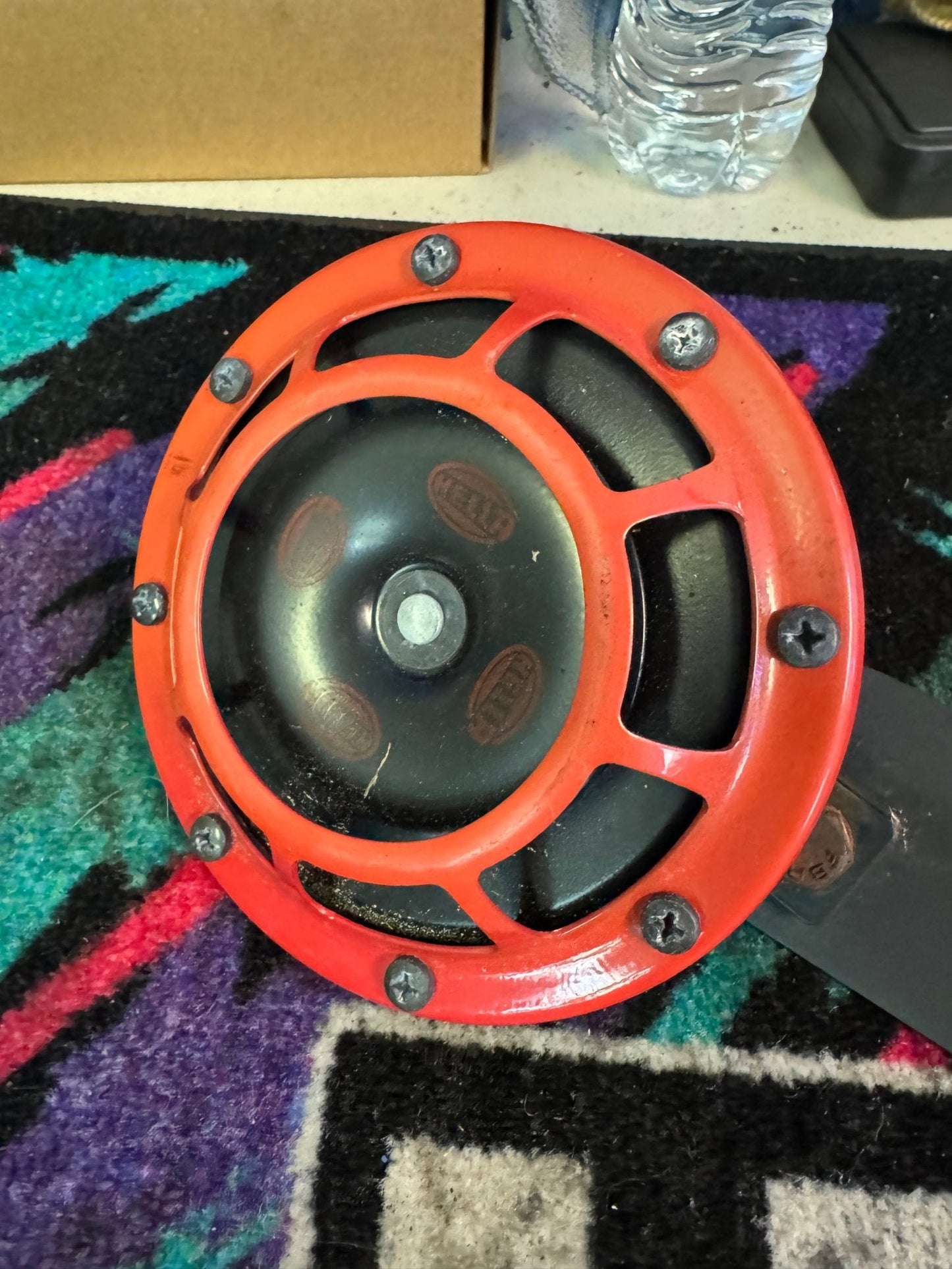 2002-2021 Subaru WRX STi Red Hella Horns With Bracket
