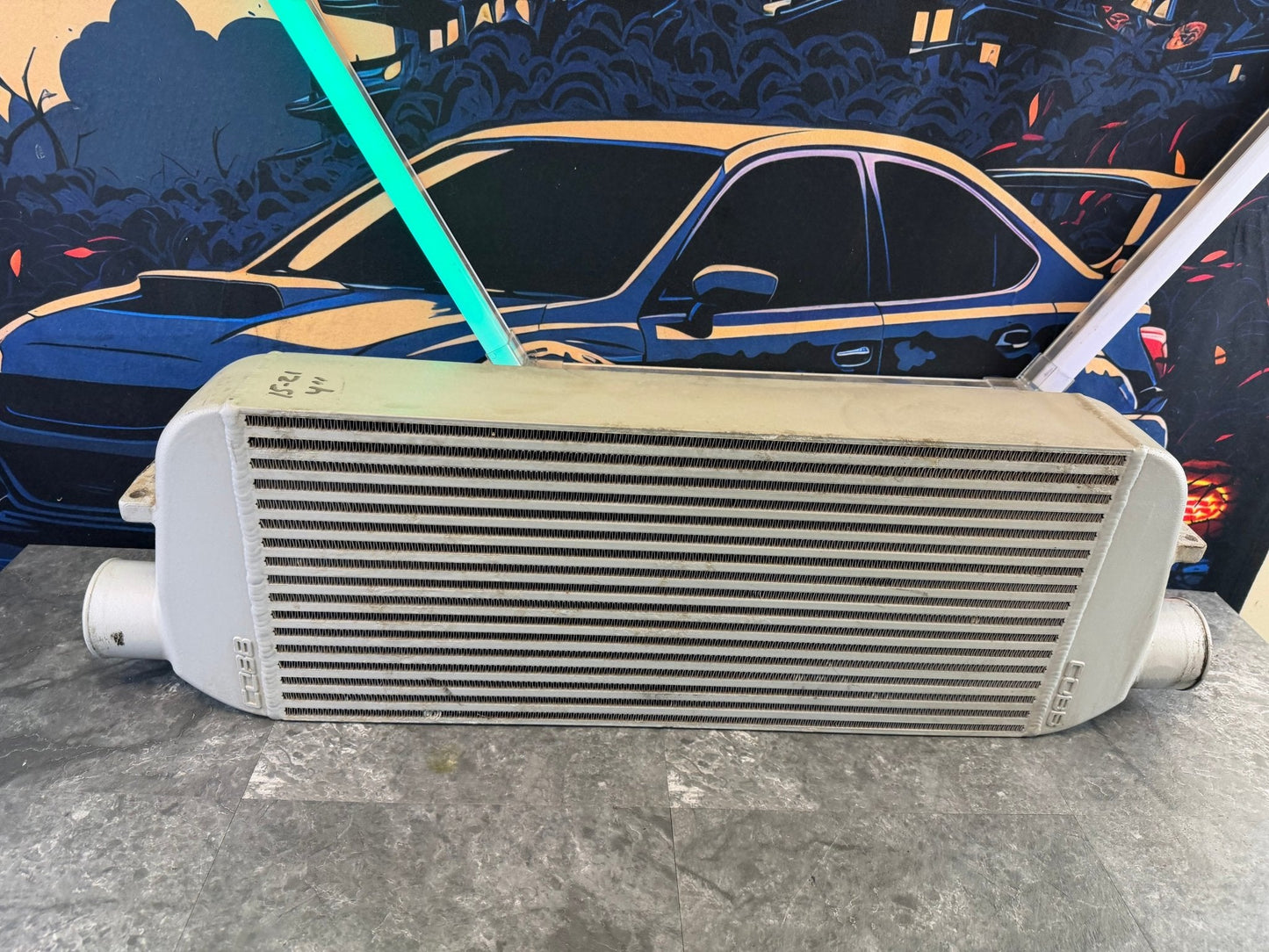 Cobb tuning front mount intercooler core 2015 -2021 STi & wrx 4” silver w/ mount bracket