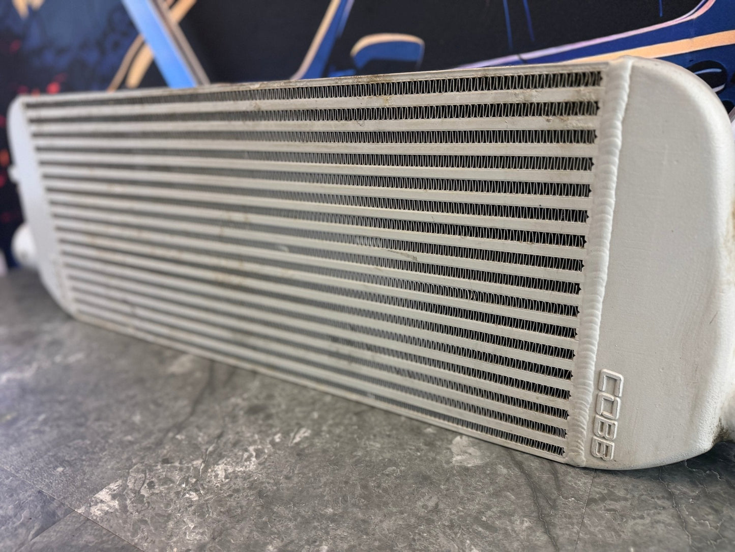 Cobb tuning front mount intercooler core 2015 -2021 STi & wrx 4” silver w/ mount bracket