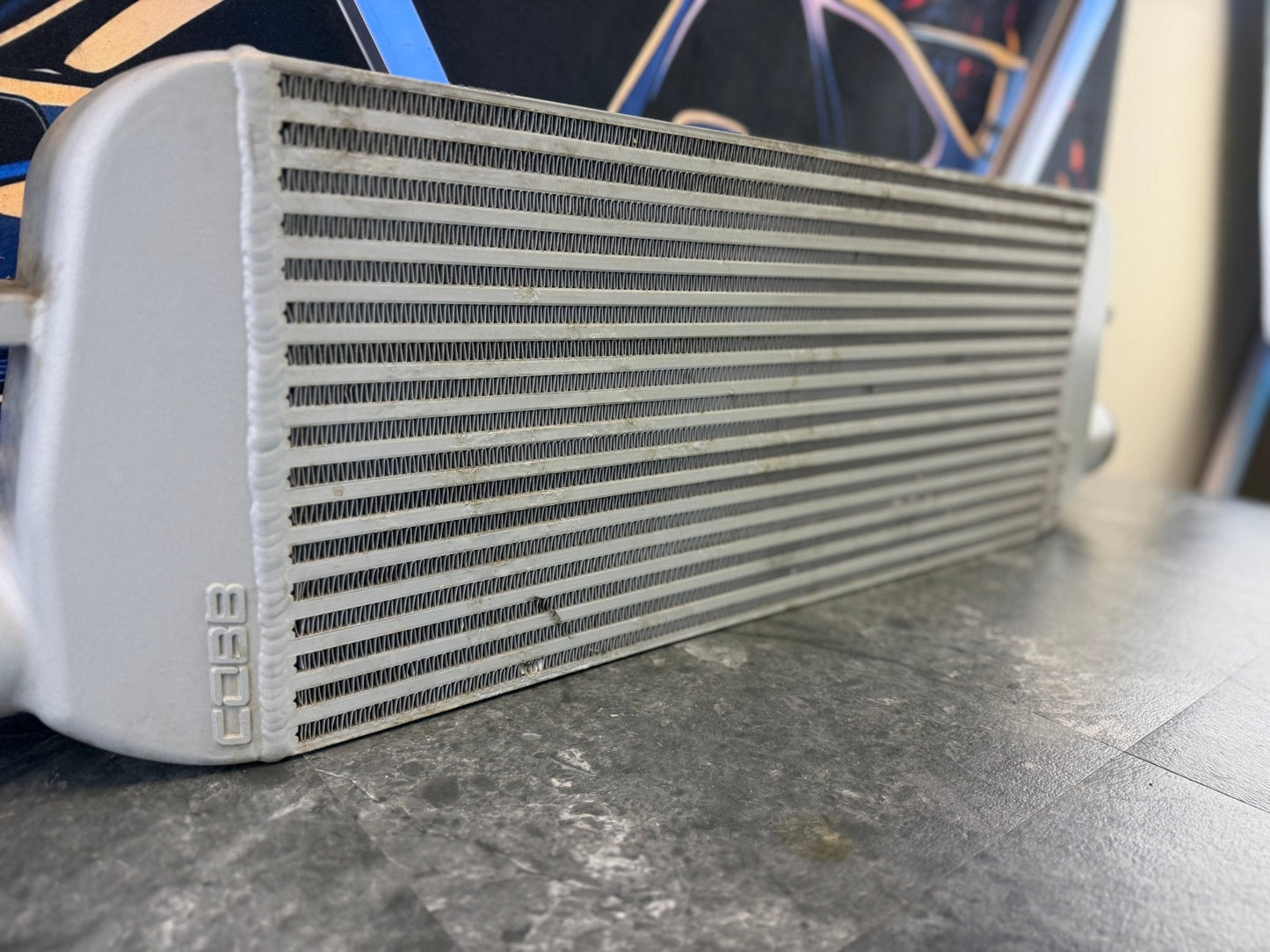 Cobb tuning front mount intercooler core 2015 -2021 STi & wrx 4” silver w/ mount bracket