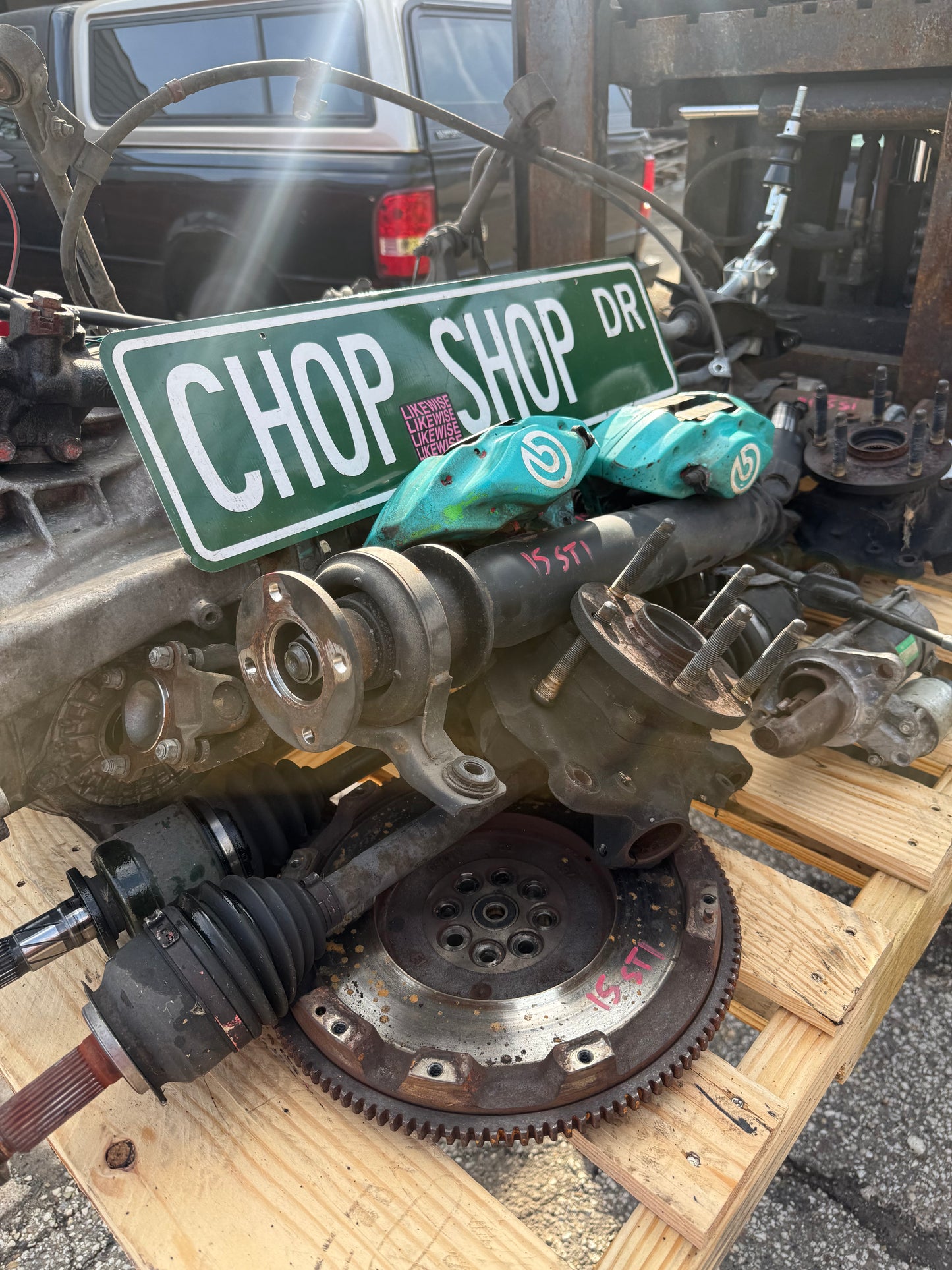 2015 USDM Subaru STi 6 speed six manual gearbox transmission swap package for 08-14 wrx w/ rear brembos