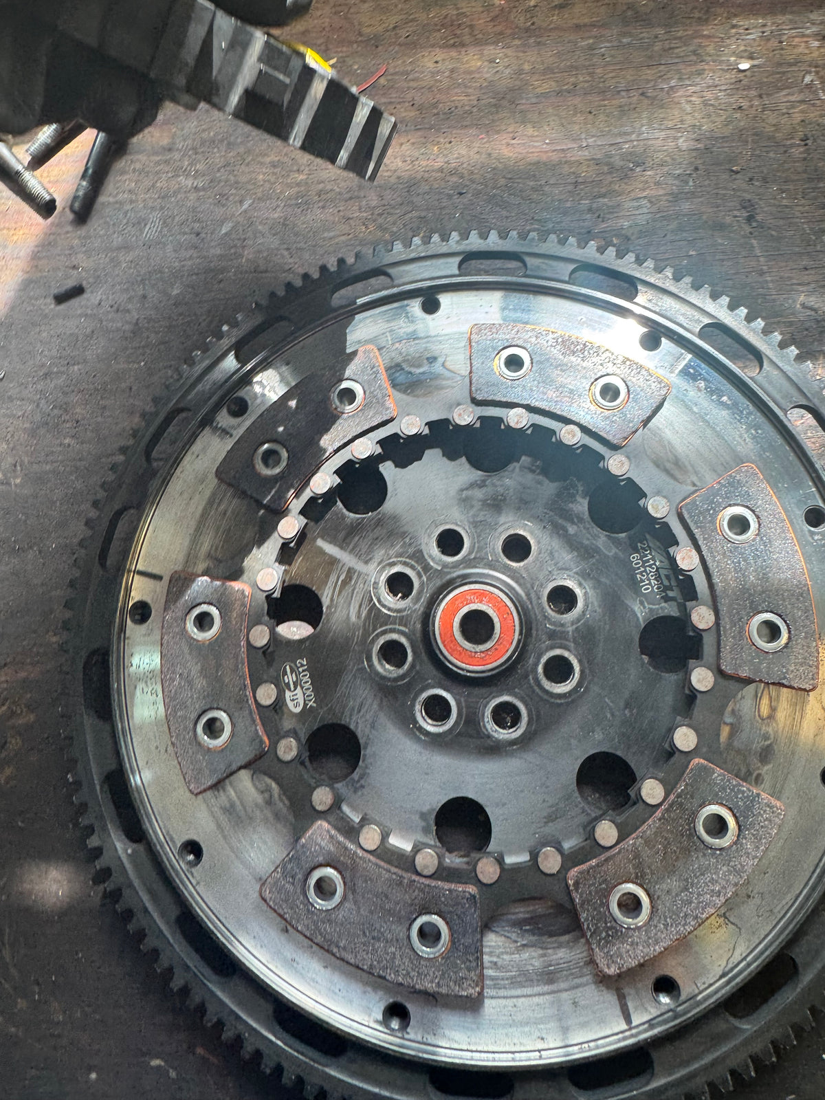 2004-2021 Subaru WRX STi ACT Mod-Twin 225 Extreme 6-Puck Sprung Street Clutch Kit Organic Disk With Monolock Collar