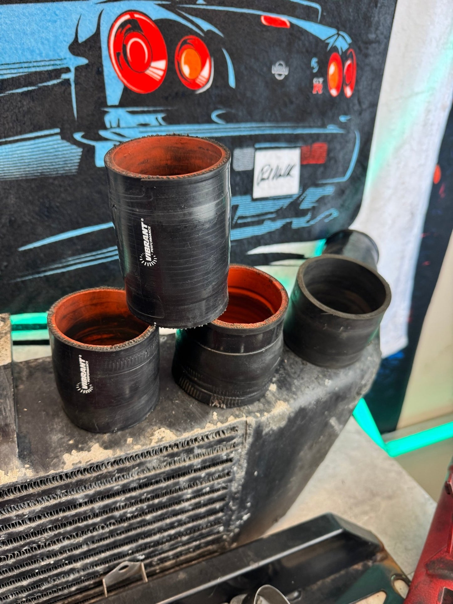 2002-2007 Subaru WRX STi Rare 4.5" APS Front Mount Intercooler Kit For Rotated Turbo P5