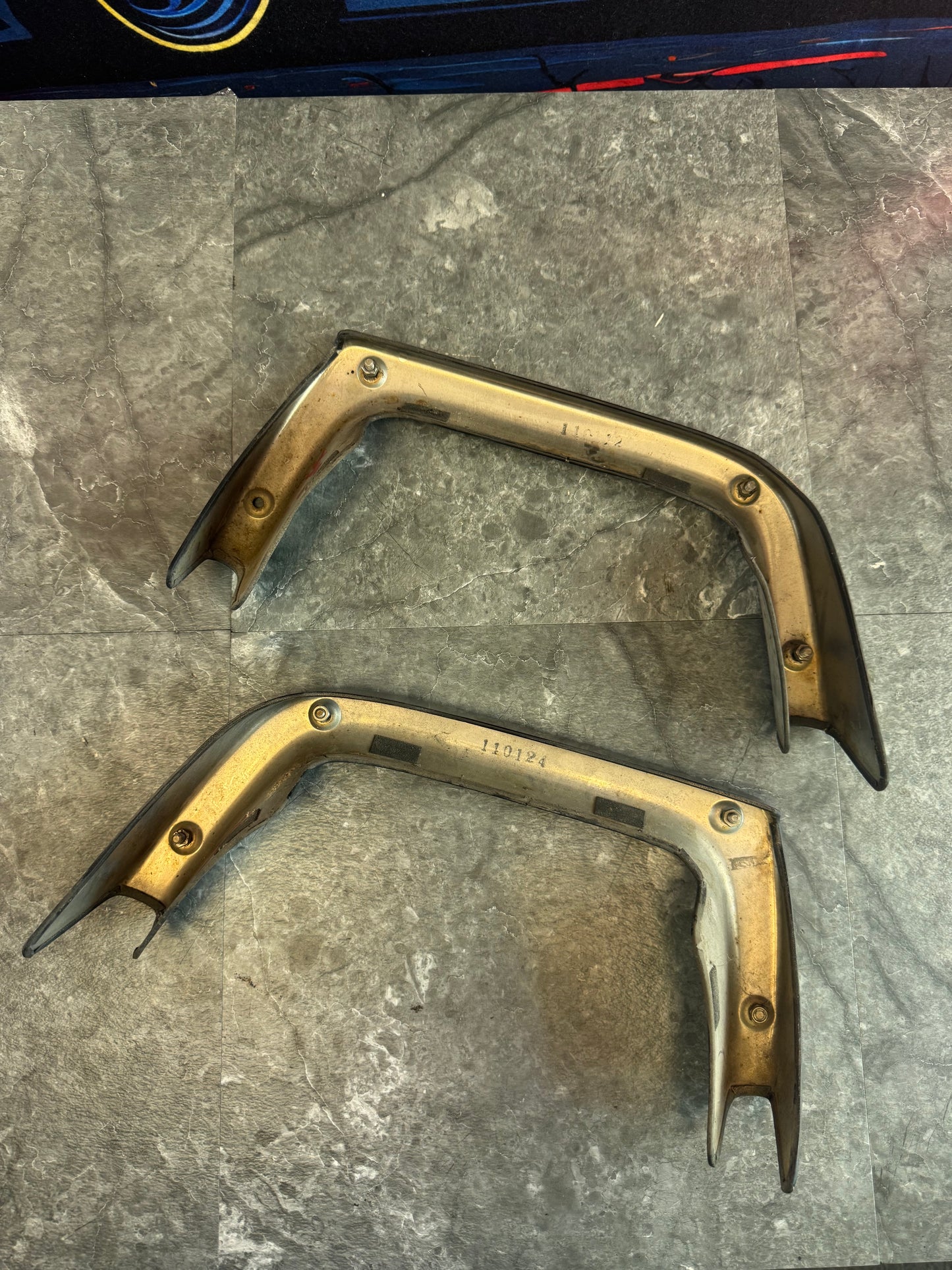 2008-2014 Subaru WRX STi Hatchback Aftermarket Stainless Steel Exhaust Covers Trim