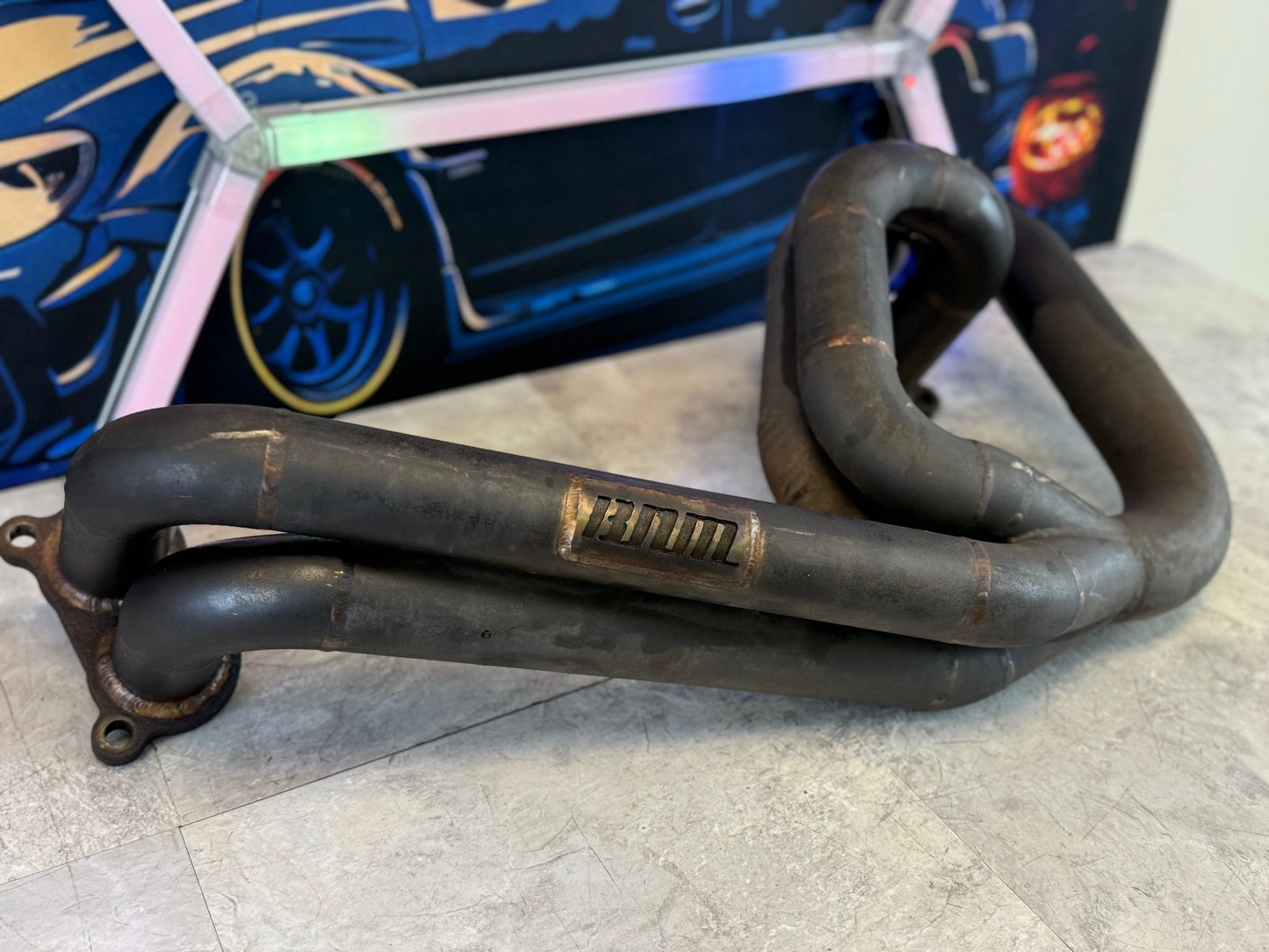 BNM “ madusa “ 4-1 ELH header & rotated turbo kit w/ downpipe & screamer tube Subaru STi & wrx