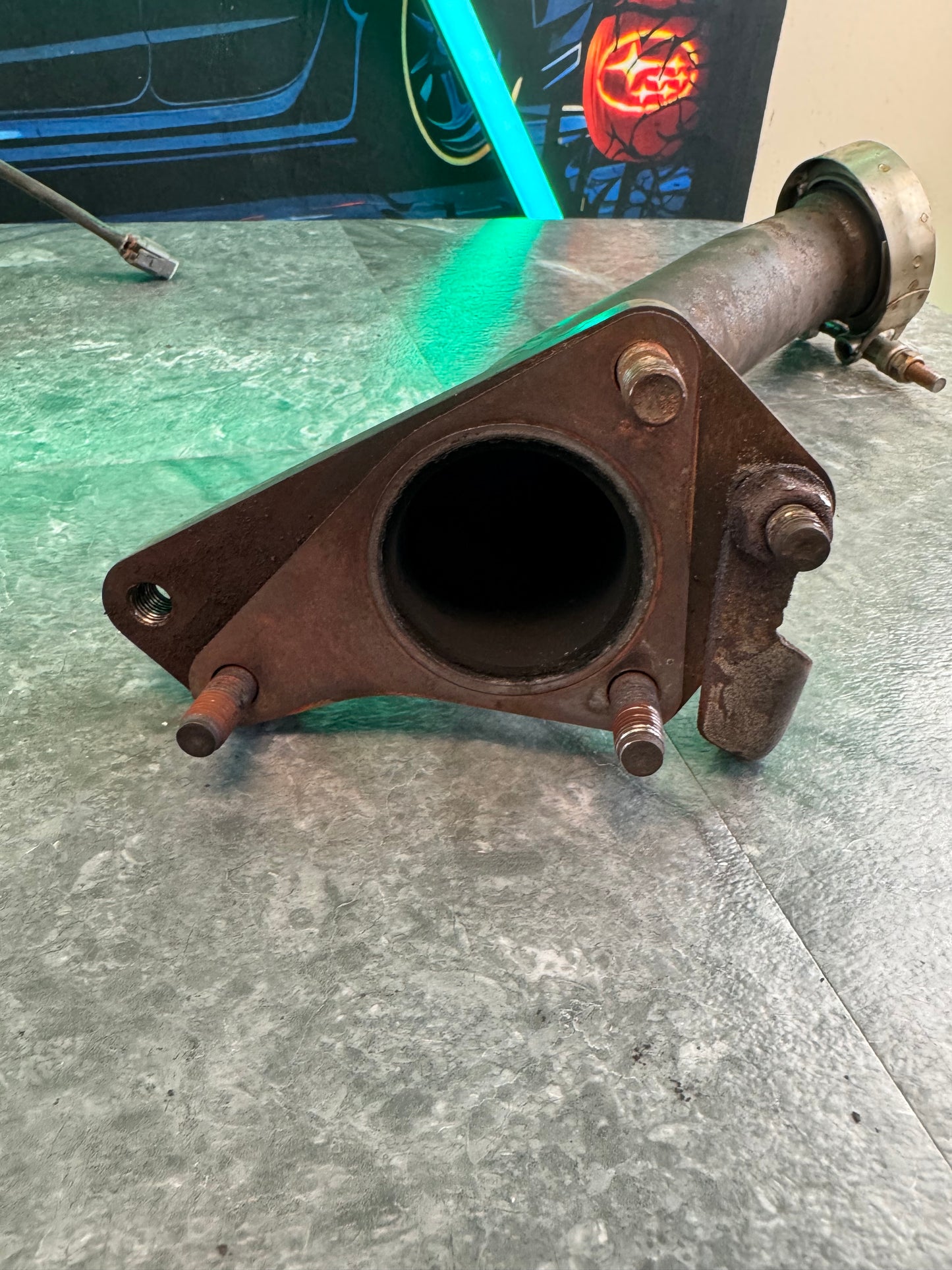 2004-2021 Subaru WRX STi Killer B EL Exhaust Manifold Headers Kit With V-Band Up Pipe DAMAGED