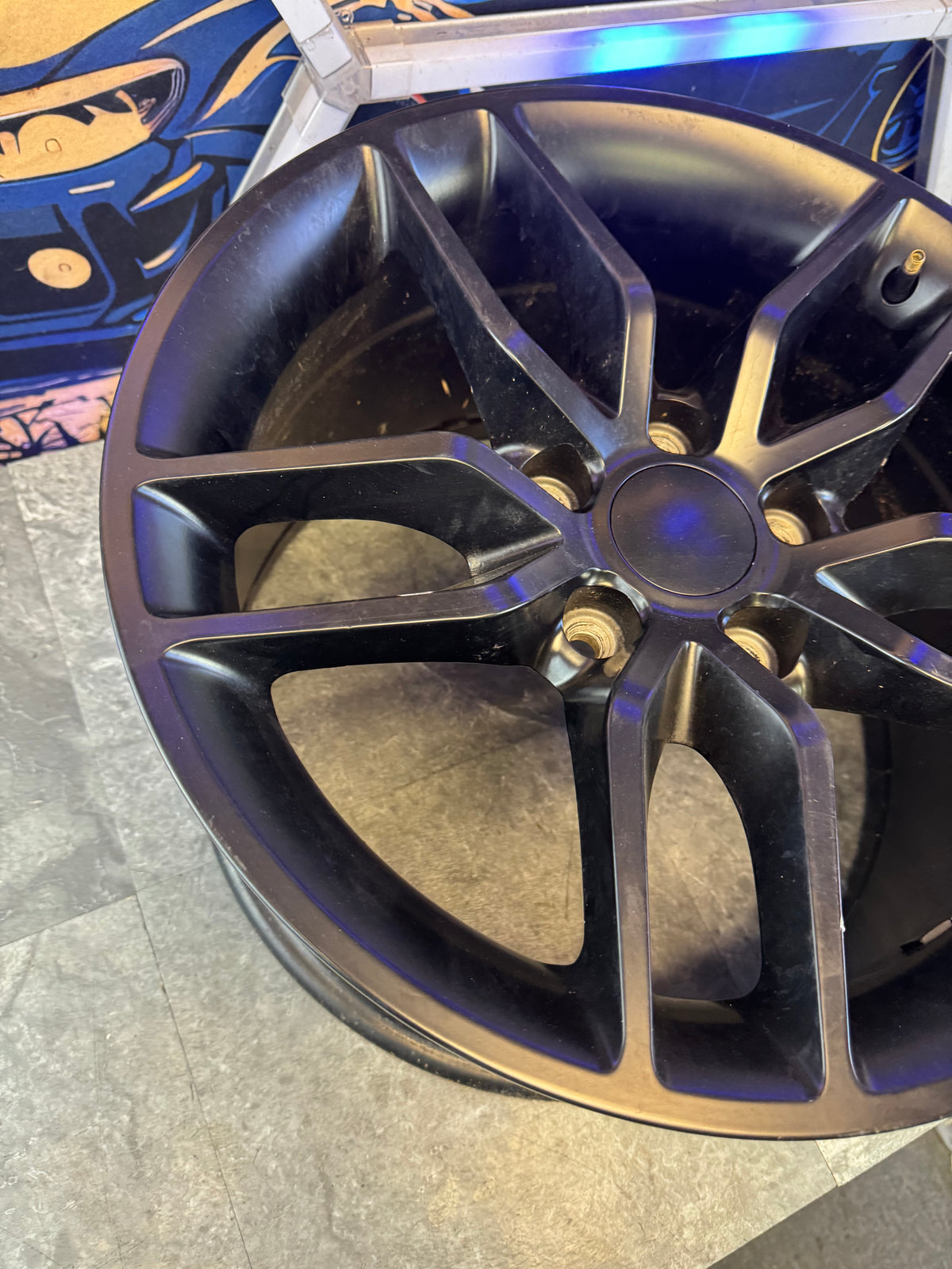 Aftermarket OE CV27 C7 Corvette Stingray Style Wheels Set Of 4 17x9.5 +54 5x120.65