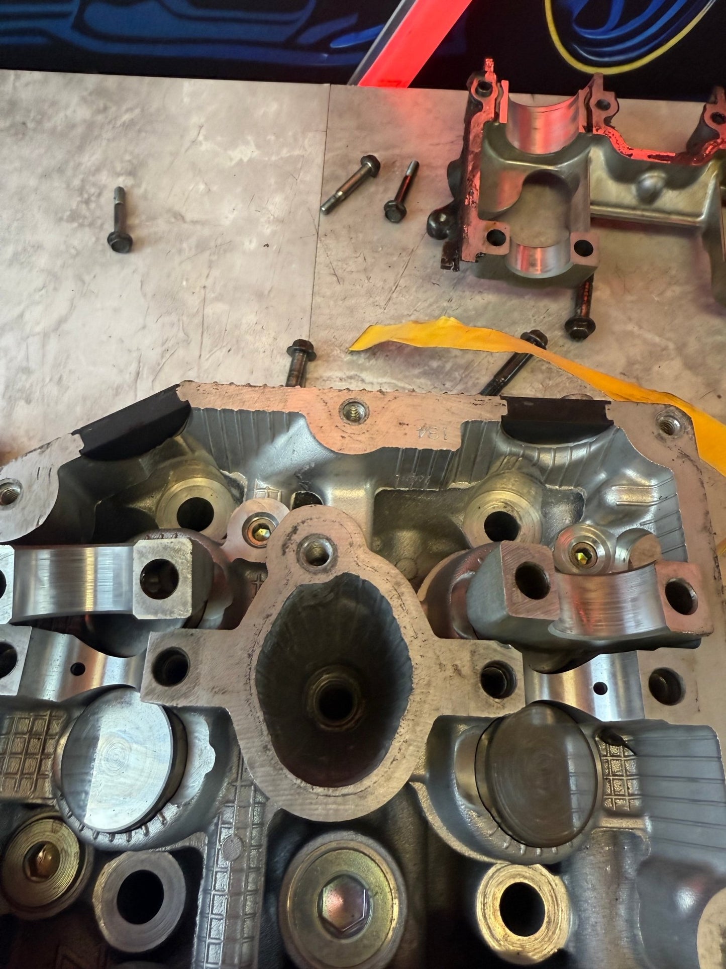 B25 Subaru STi cylinder heads 2004 - 2006 single AVCS SAVCS wrx ej255 legacy gt forester xt