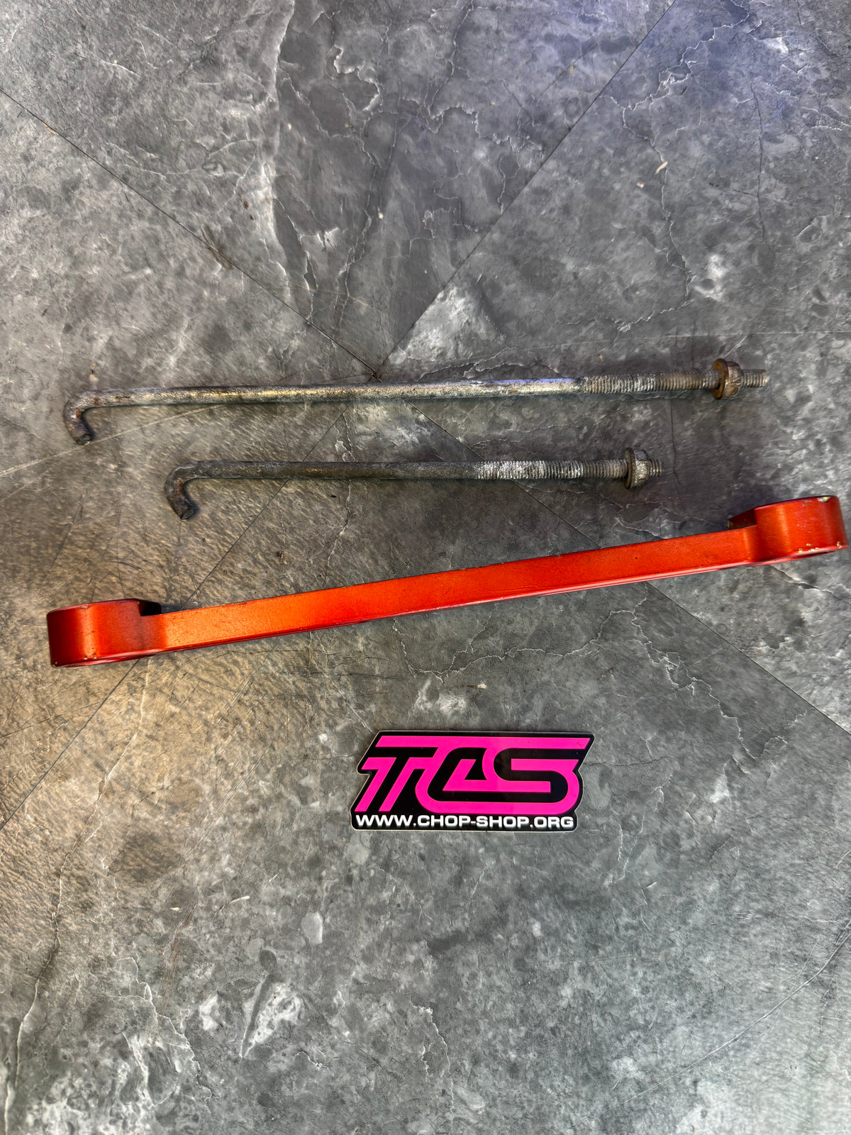 2004-2021 Subaru Impreza WRX STi Aftermarket Billet Aluminum Battery Tiedown Hold Down Red