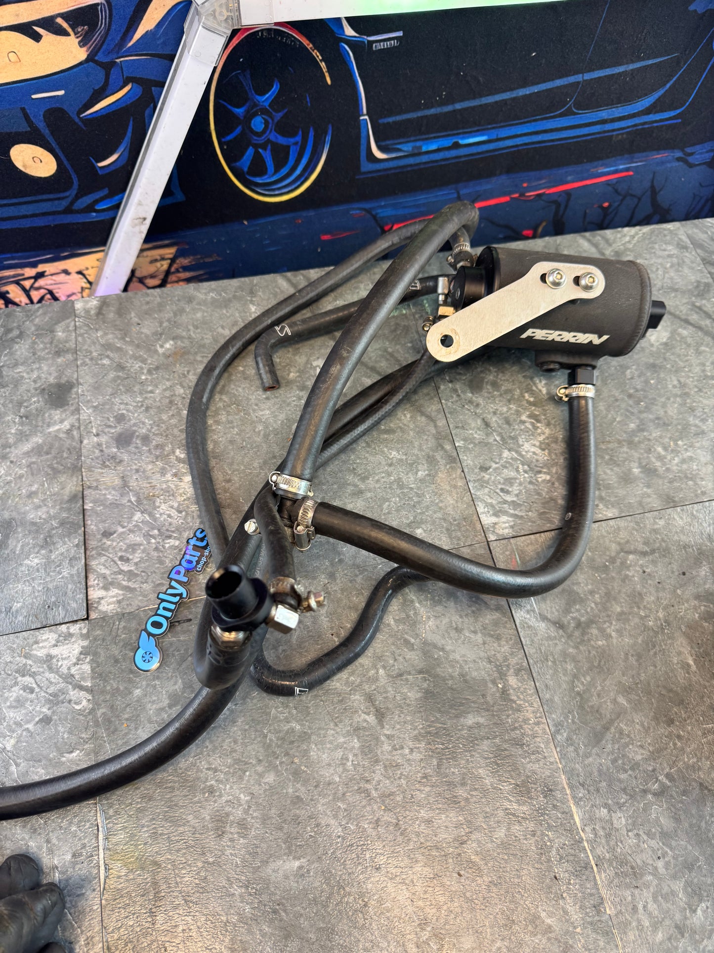 2004-2021 Subaru WRX STi Perrin AOS And Radium Dual Catch Can Setup Kit