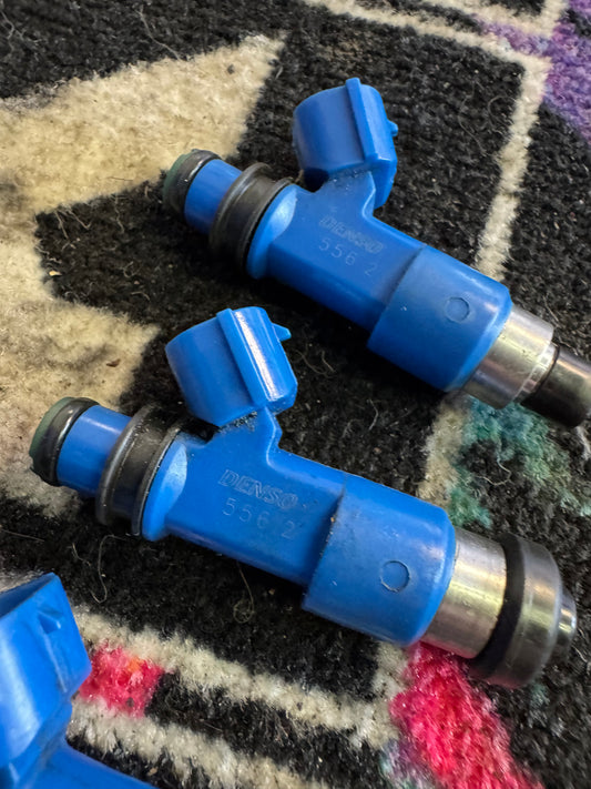 2007-2021 Subaru WRX STi OEM Denso STi Blue Injectors 565cc J3