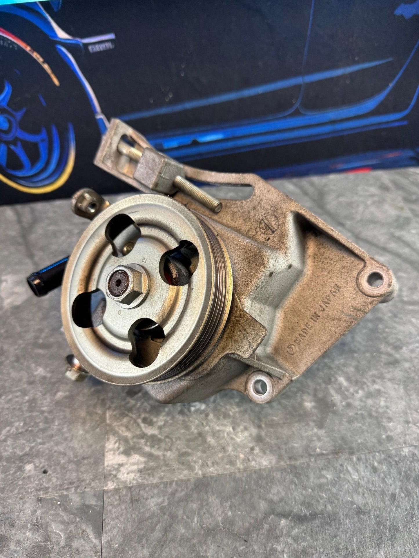 2008- 2021 Subaru WRX STi Power OEM Steering Pump With Bracket KOYO EJ